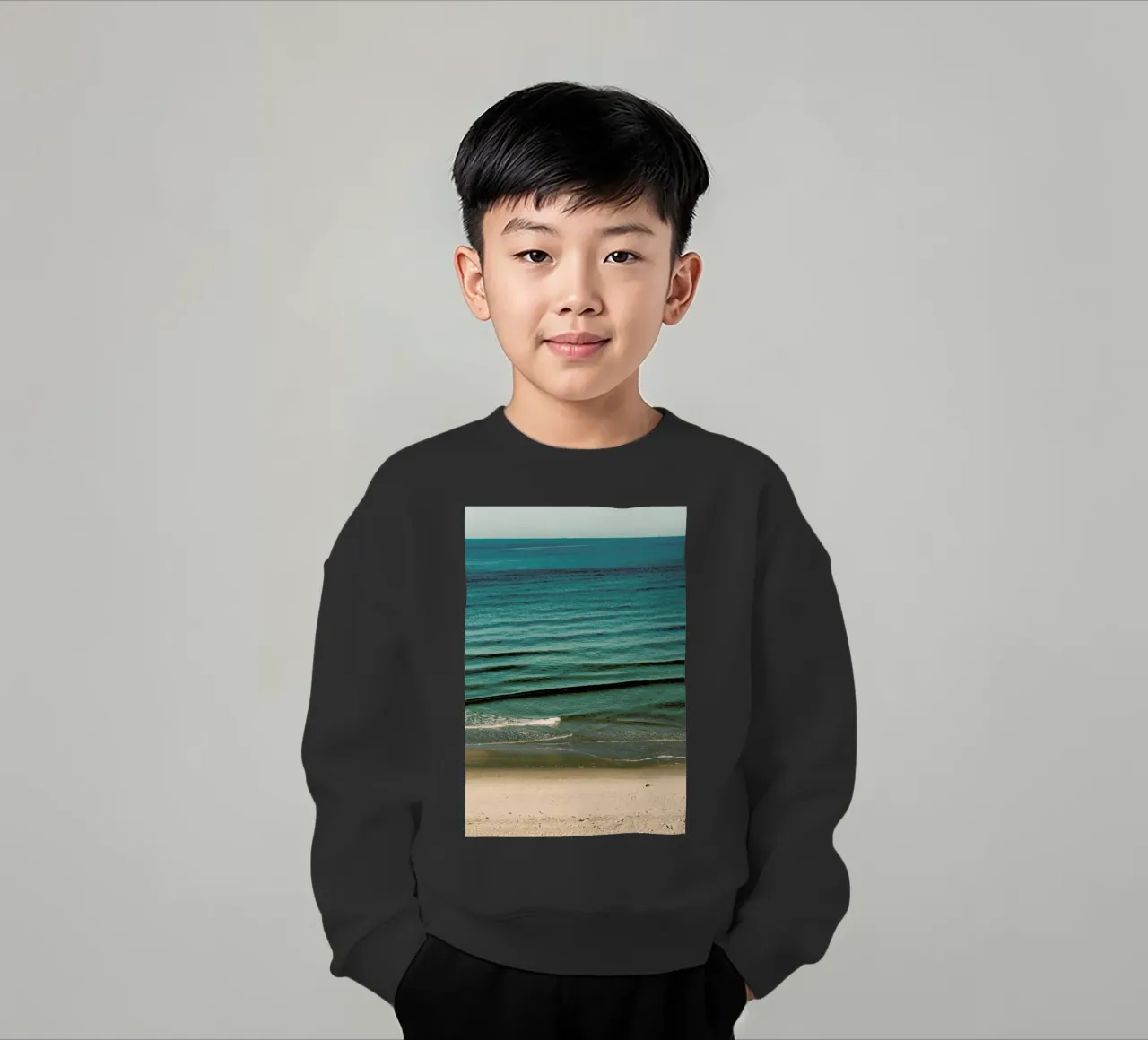 Layers Of Waves felpa bambino da Sebastian Hilgetag