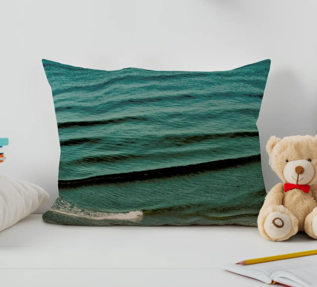 Layers Of Waves cuscino da Sebastian Hilgetag