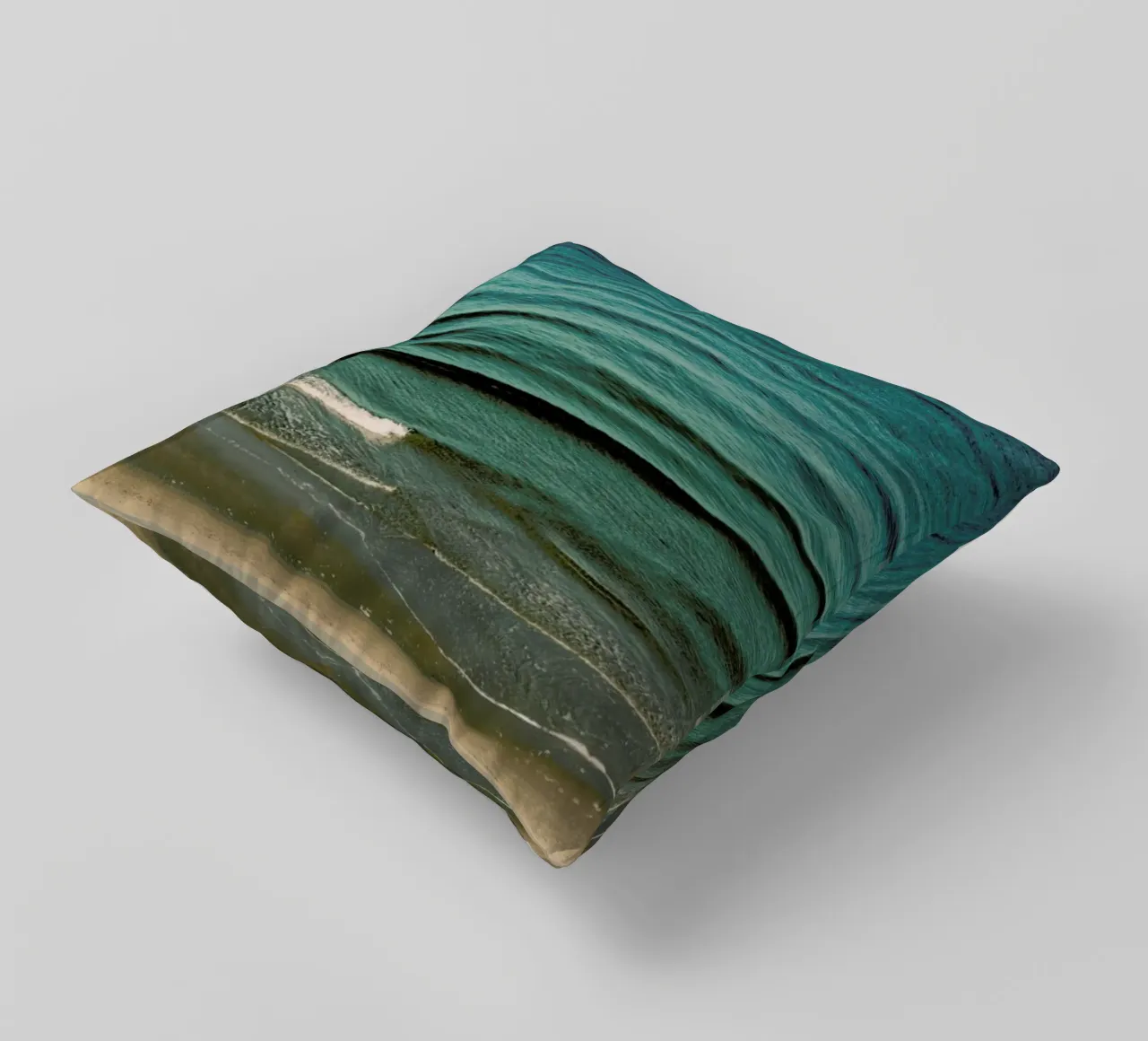 Layers Of Waves cuscino da Sebastian Hilgetag