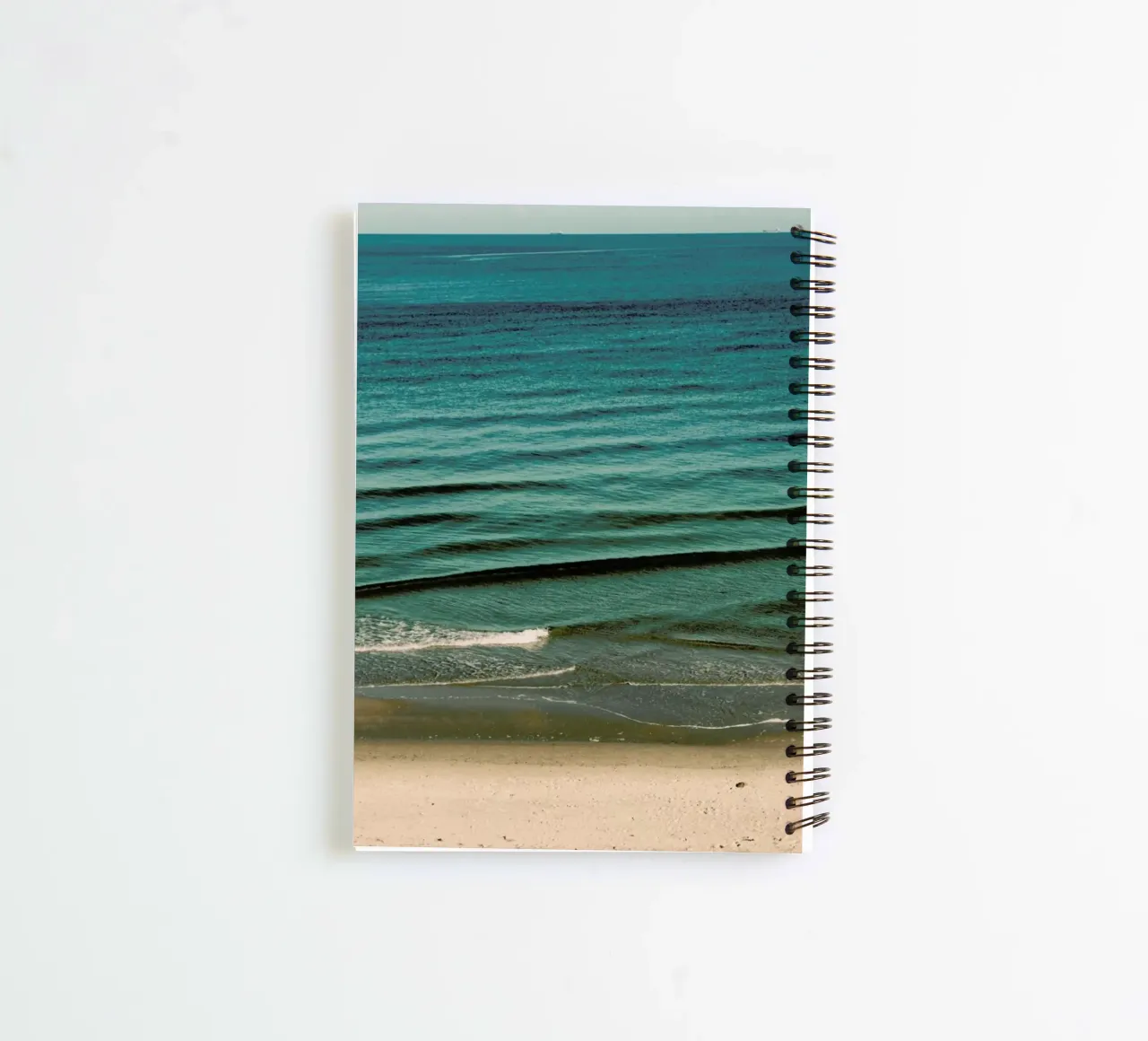 Layers Of Waves spiral notebook by Sebastian Hilgetag