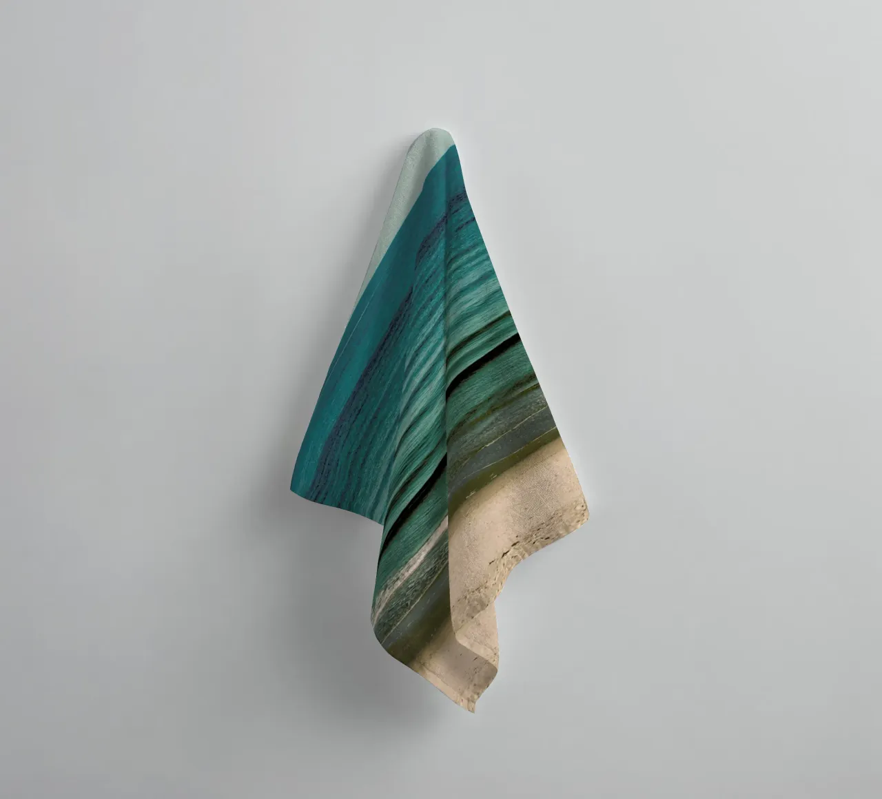 Layers Of Waves asciugamano da bagno da Sebastian Hilgetag