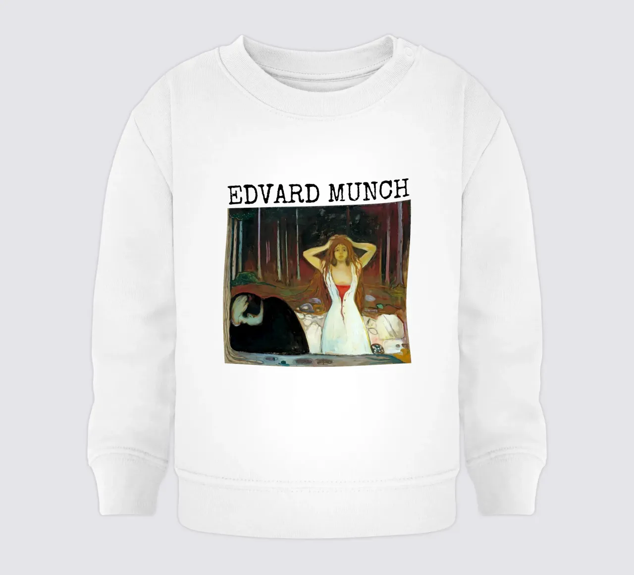 Cenere di Edvard Munch felpa neonato da kaitlinparkershop