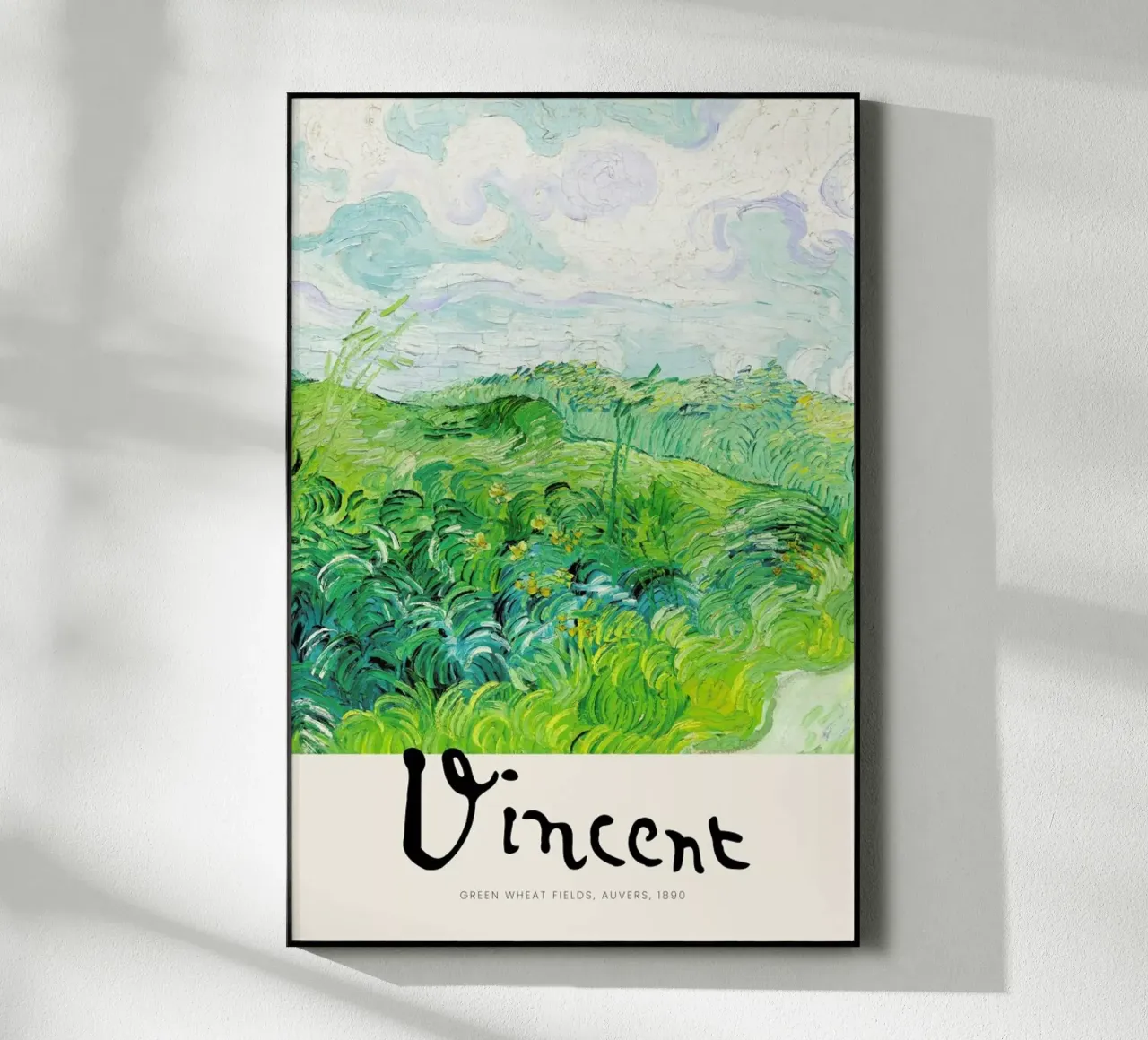 Signed, Vincent – Green Wheat Fields 2 plexiglass da Vintage by JUNIQE