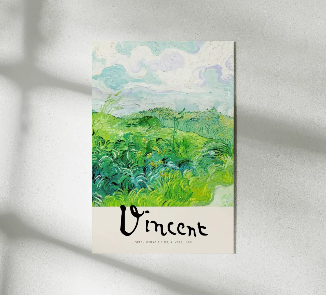 Signed, Vincent – Green Wheat Fields 2 plexiglass da Vintage by JUNIQE