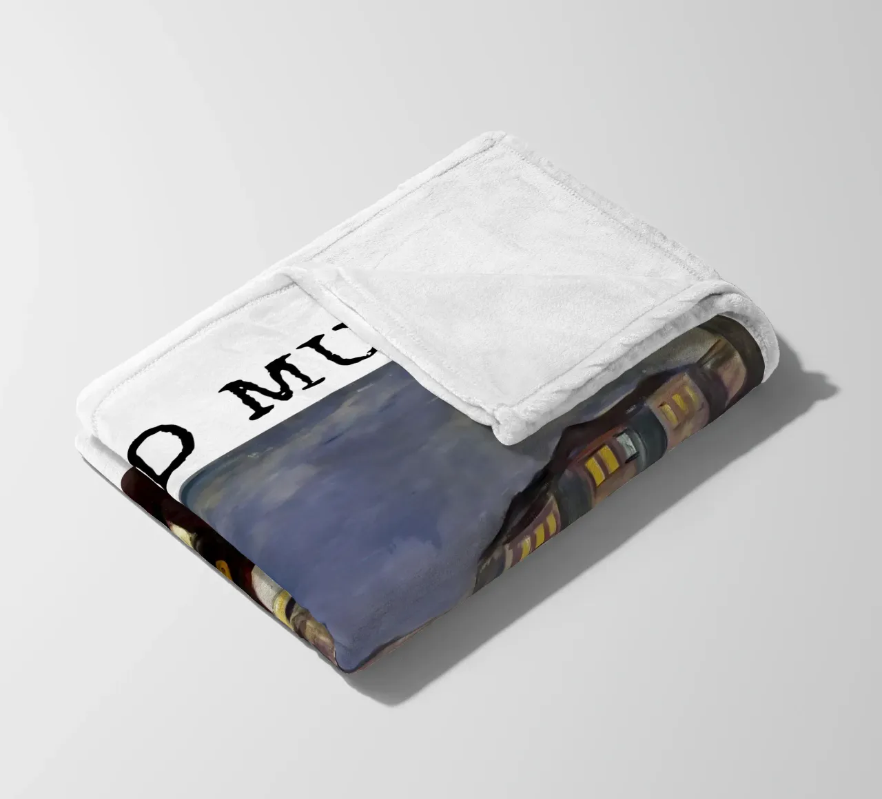 Sera in via Karl Johan di Edvard Munch coperta in pile da kaitlinparkershop