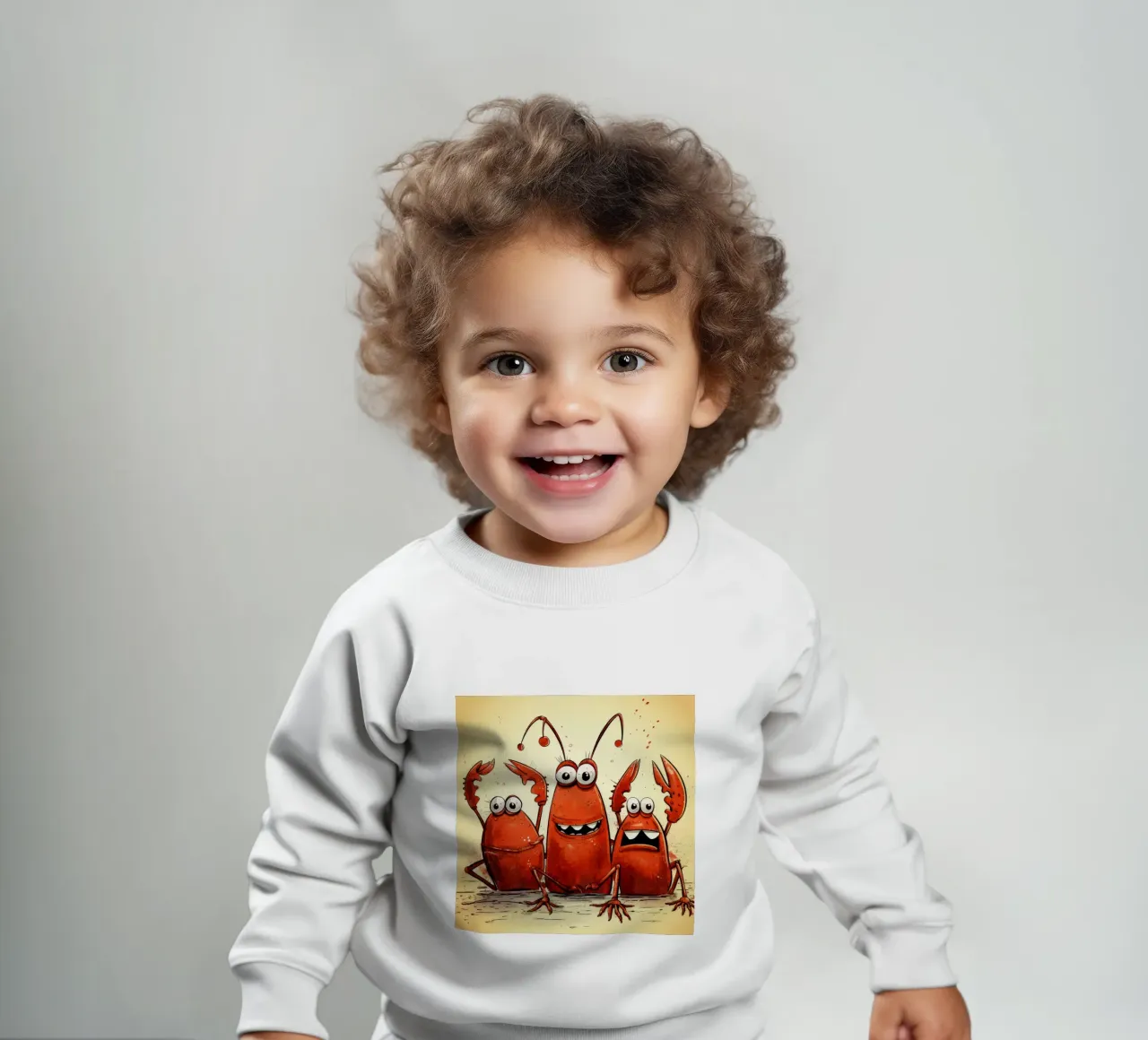 Pandilla Retro Langosta sudadera de bebé de Funny Animals
