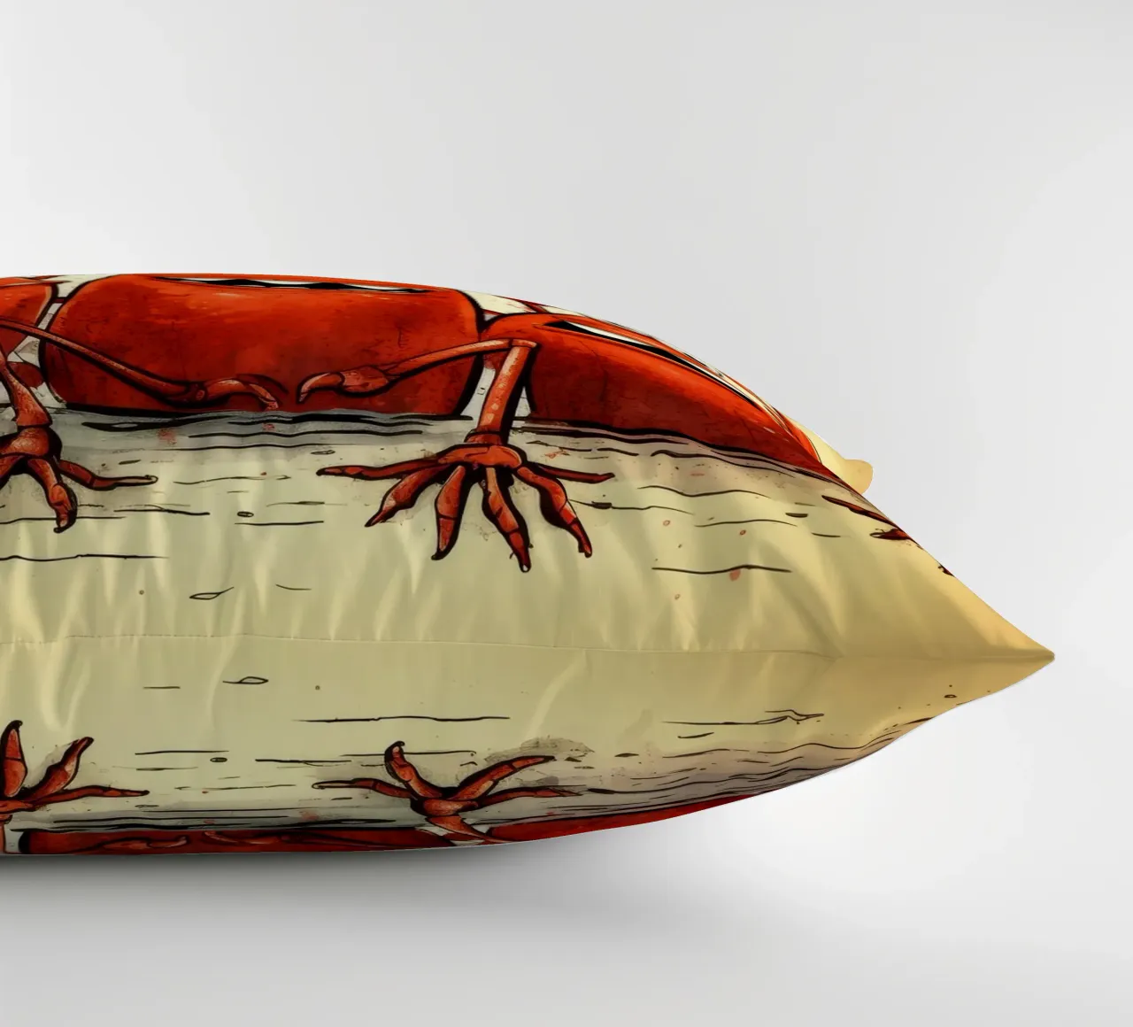 Retro Lobster Gang decorative cushion by Funny Animals
