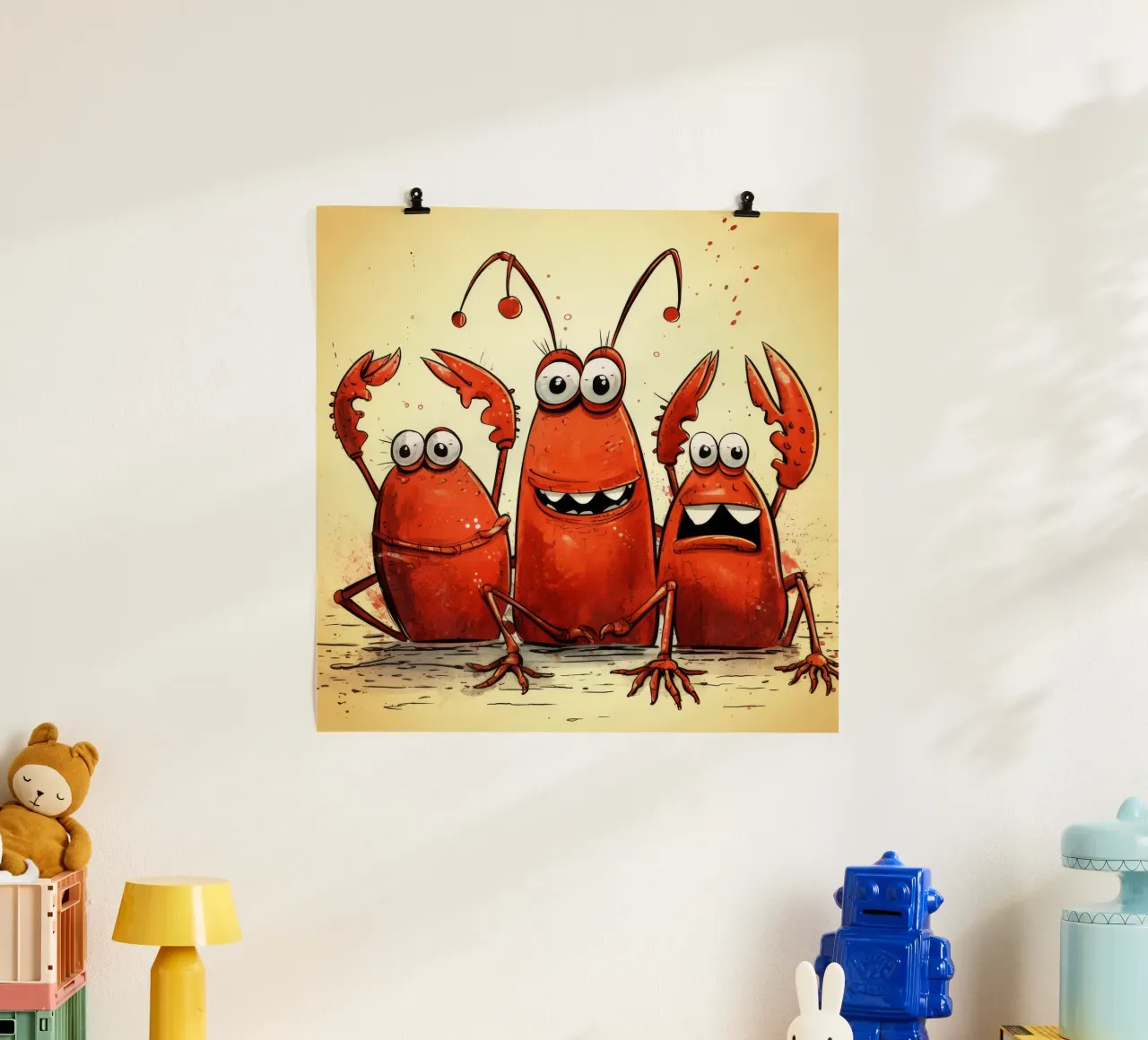 Pandilla Retro Langosta hahnemühle de Funny Animals