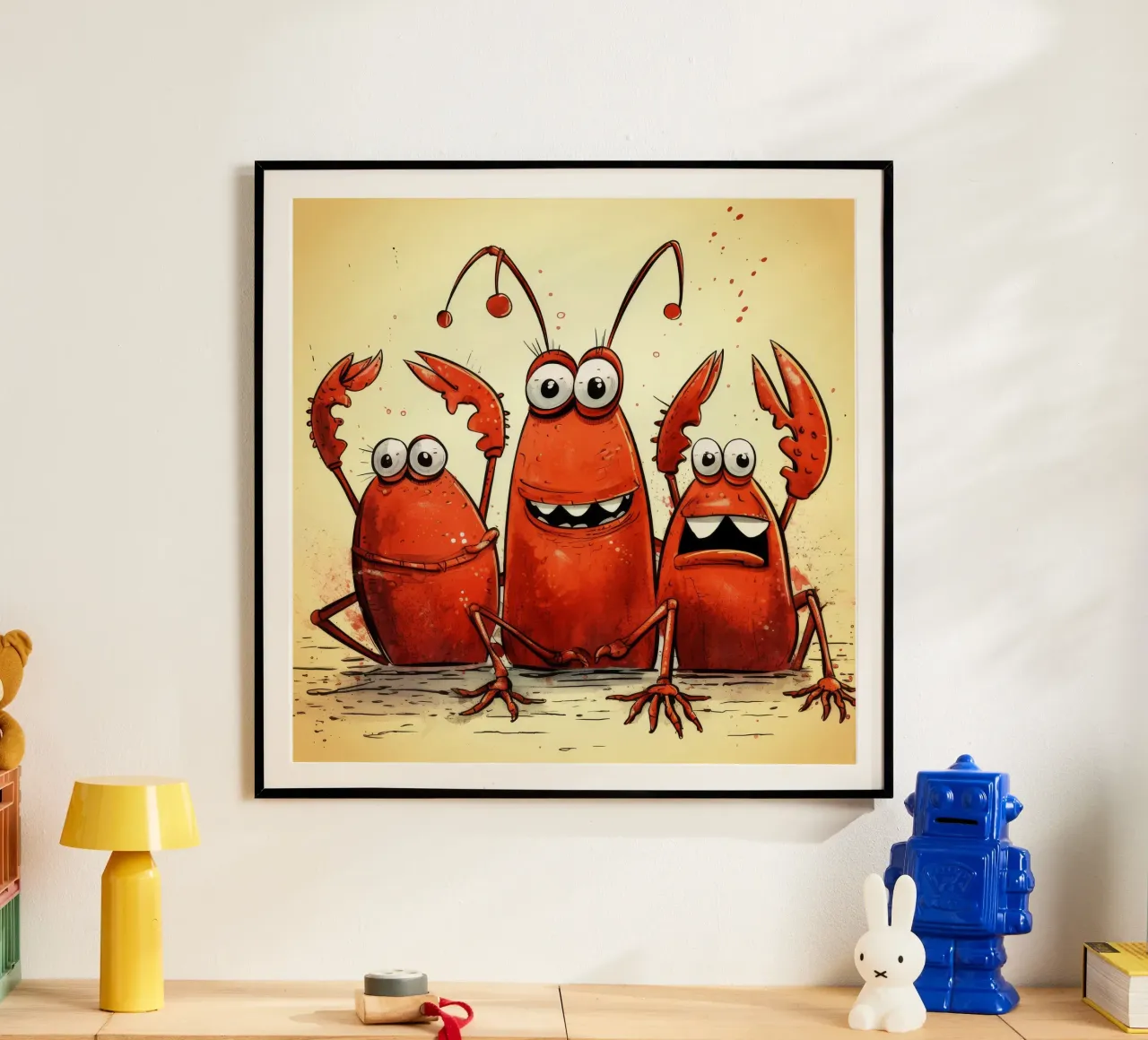 Pandilla Retro Langosta hahnemühle de Funny Animals