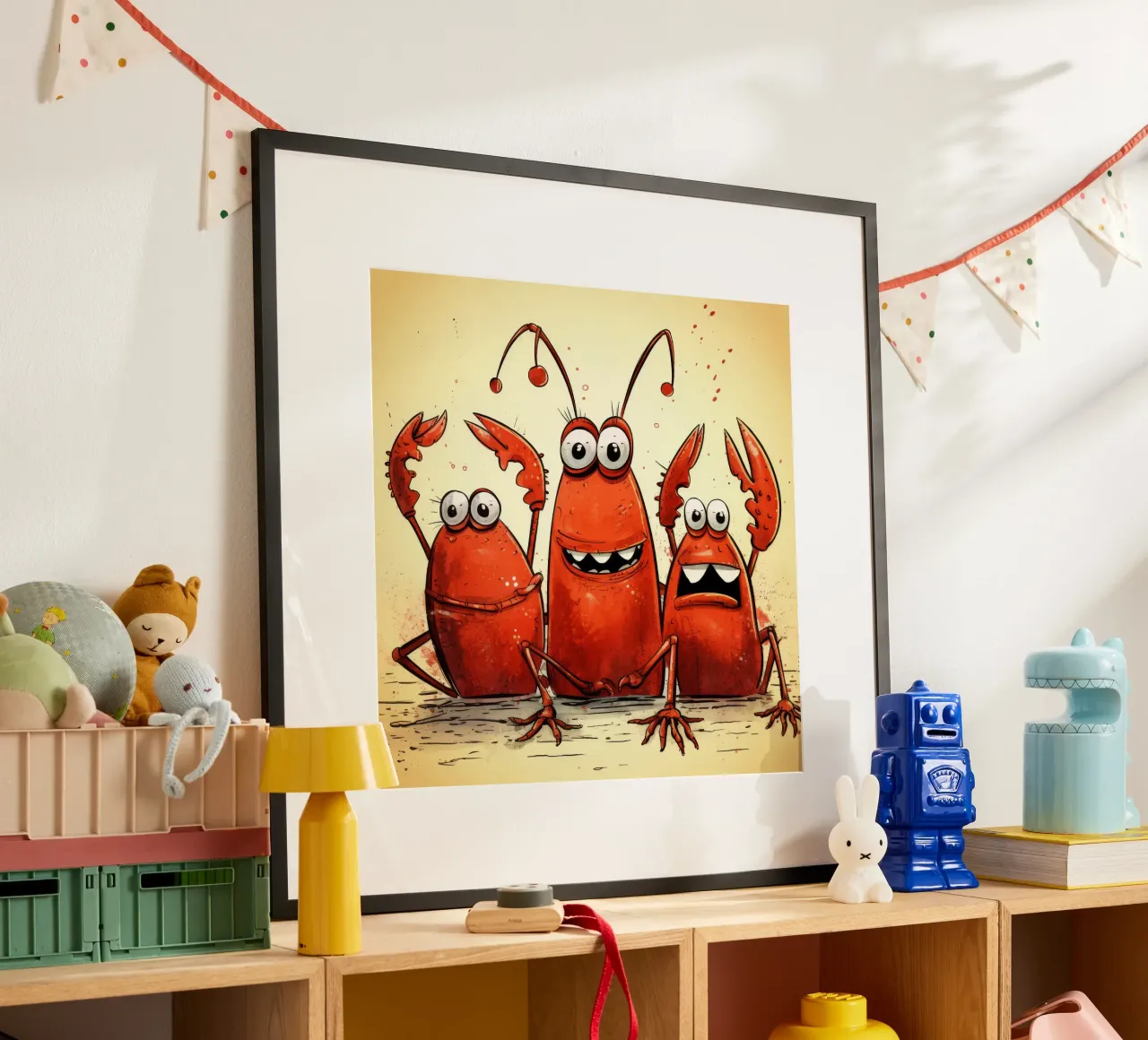Pandilla Retro Langosta hahnemühle de Funny Animals