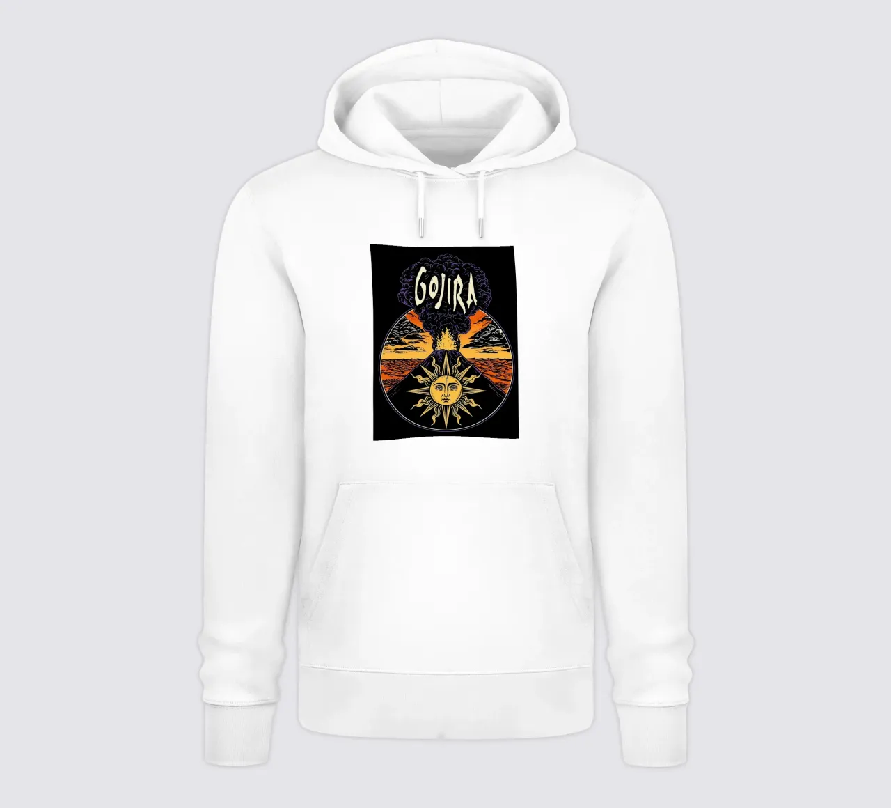 Gojira band felpa con cappuccio da vanhesling