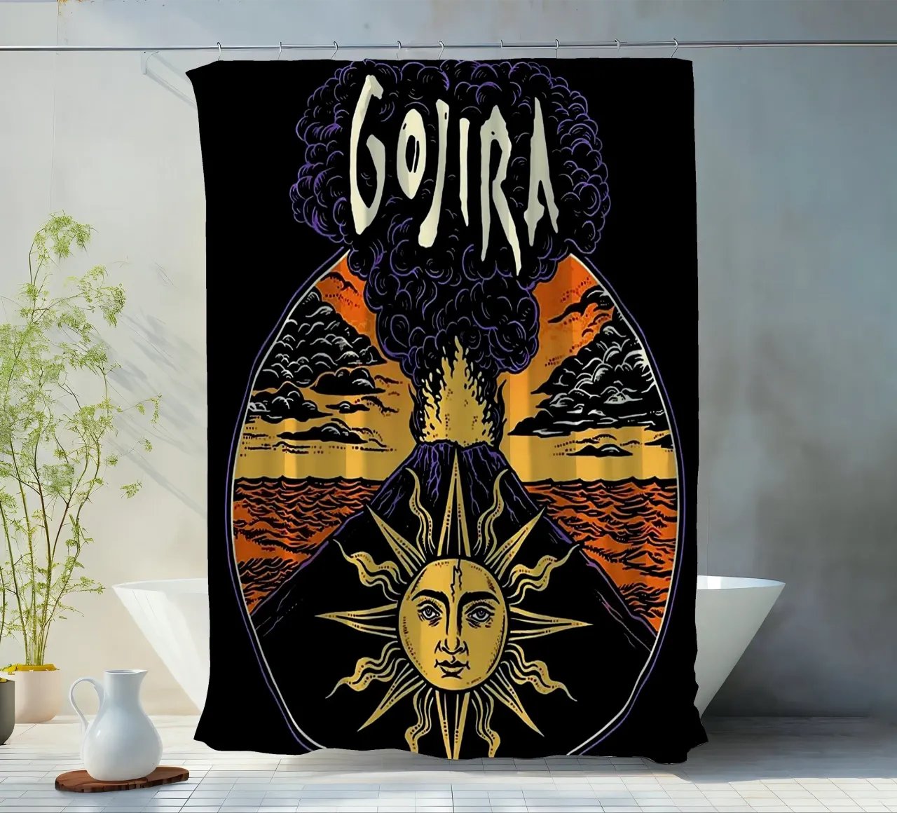 Gojira band tenda da doccia da vanhesling