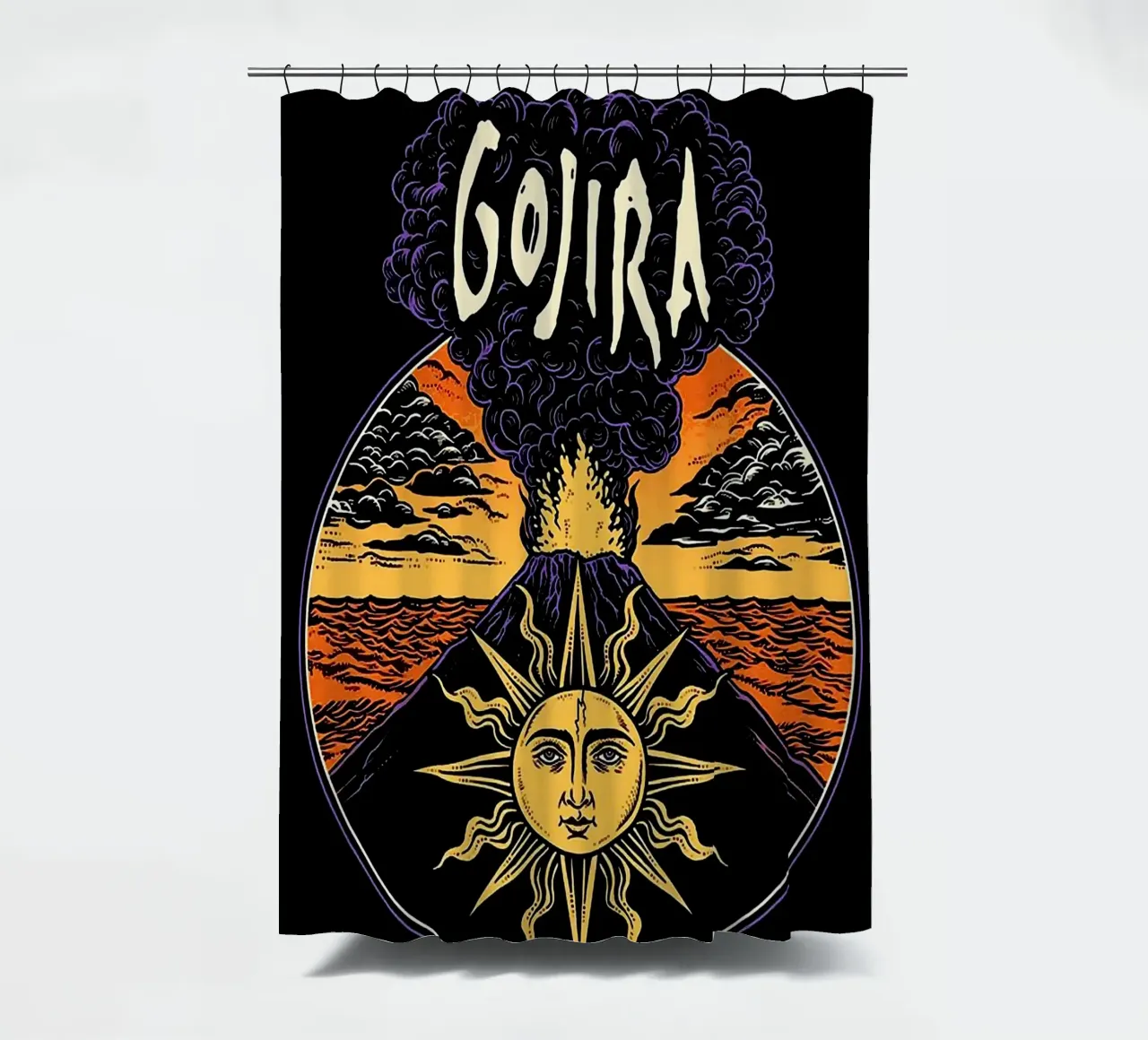 Gojira band tenda da doccia da vanhesling