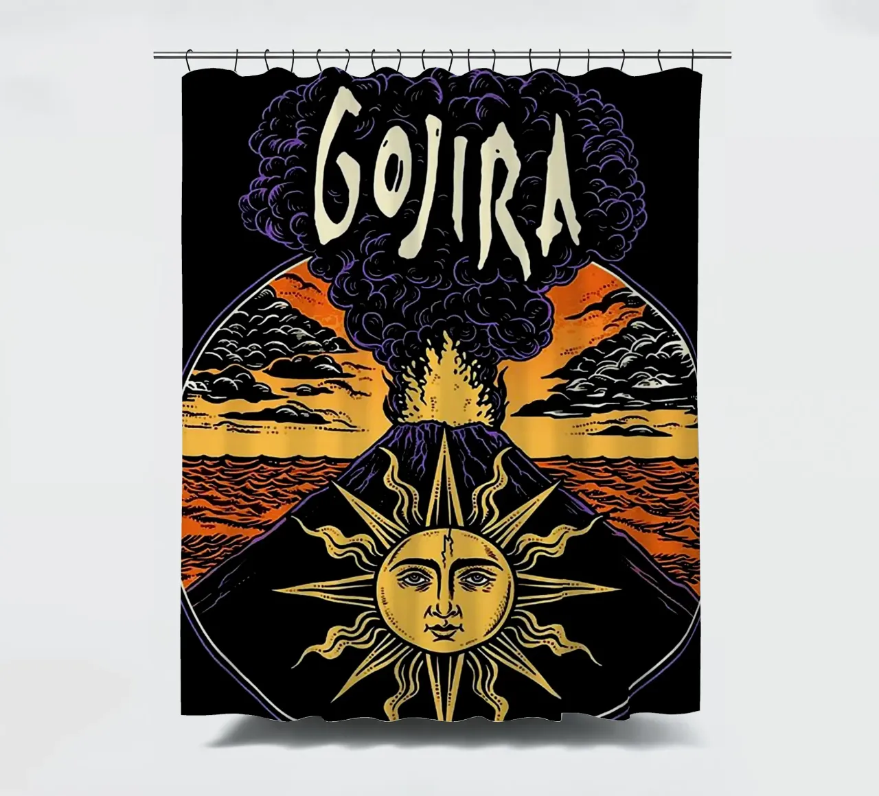 Gojira band tenda da doccia da vanhesling