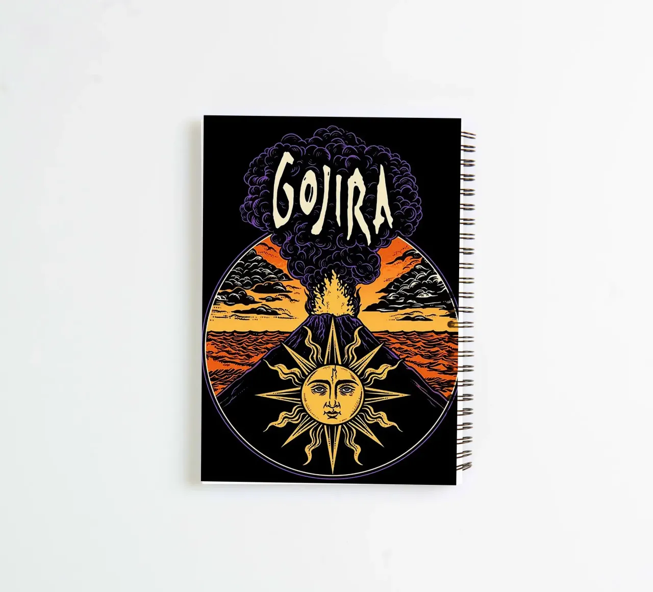 Groupe Gojira carnet à spirale de vanhesling