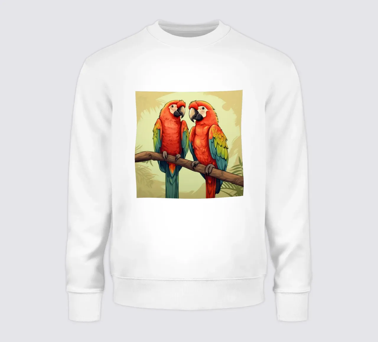 Duo di ara retrò felpa da Funny Animals
