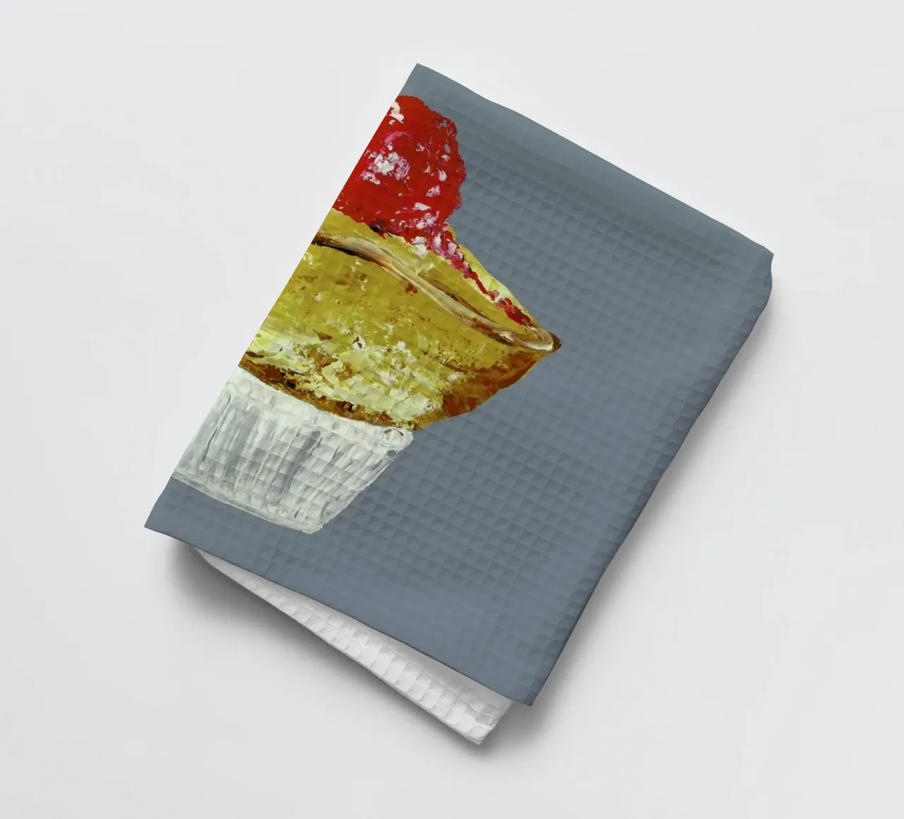 Soufflé tea towel by Alice Straker