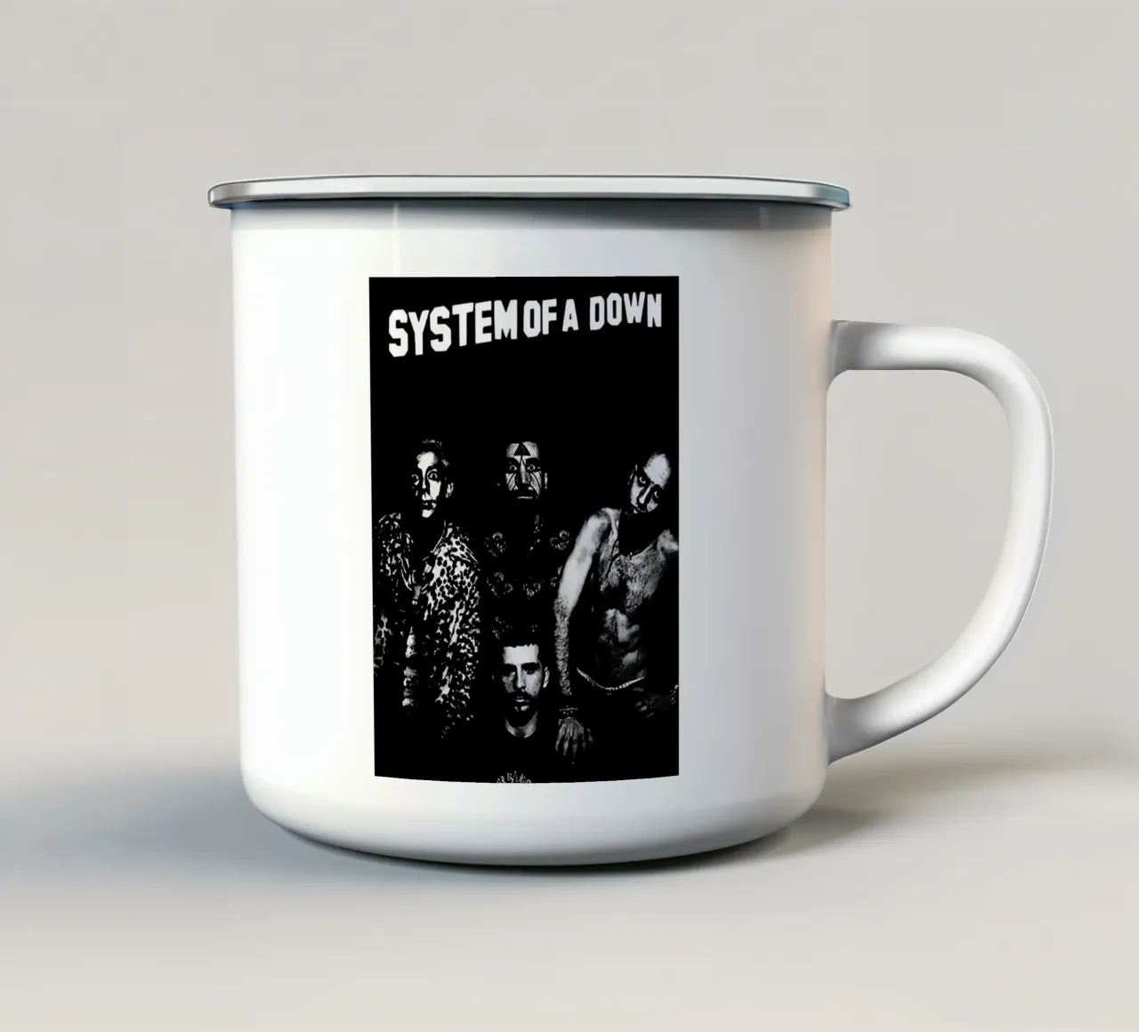 System of a Down tazza in smalto da vanhesling