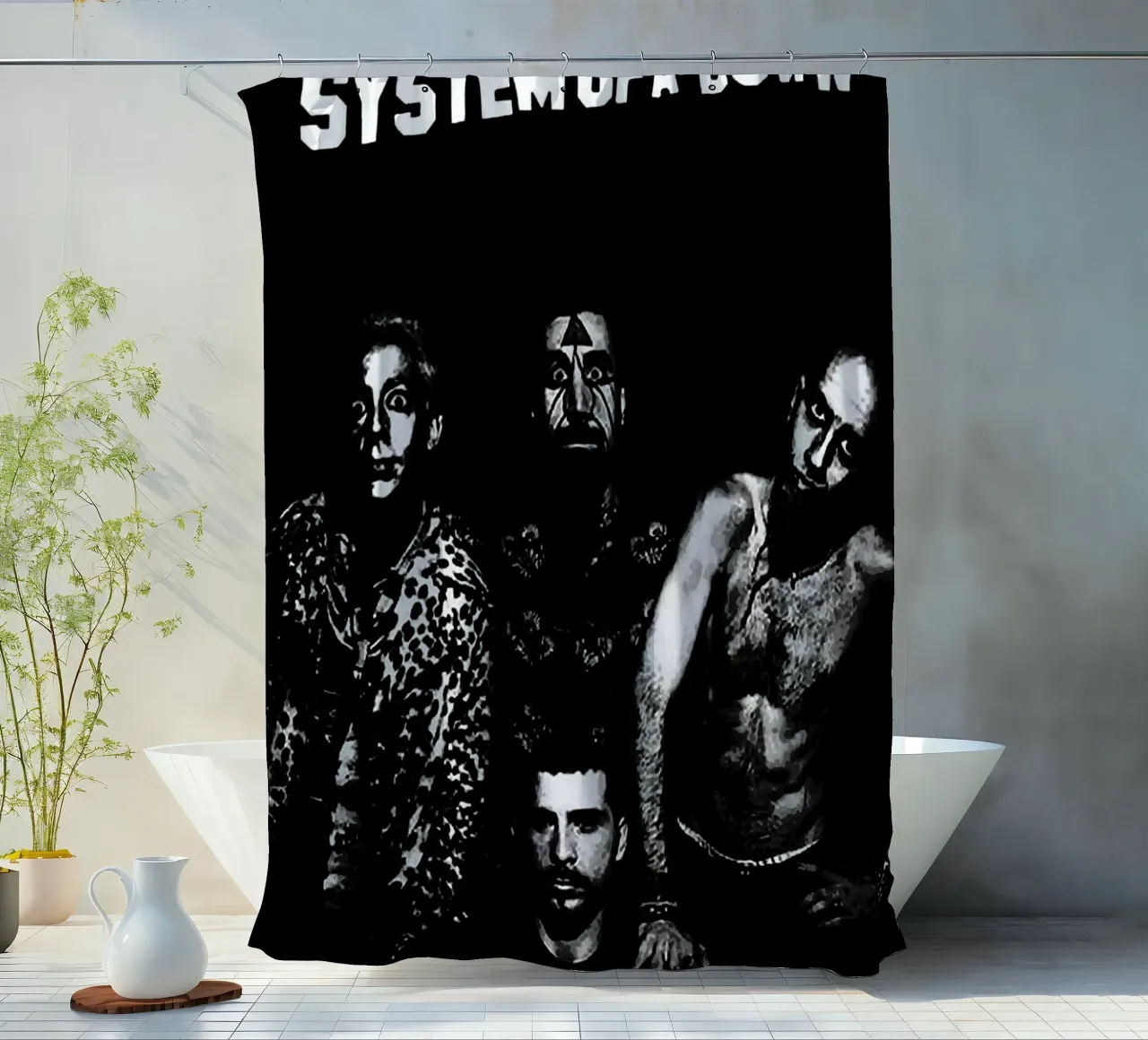 System of a Down tenda da doccia da vanhesling