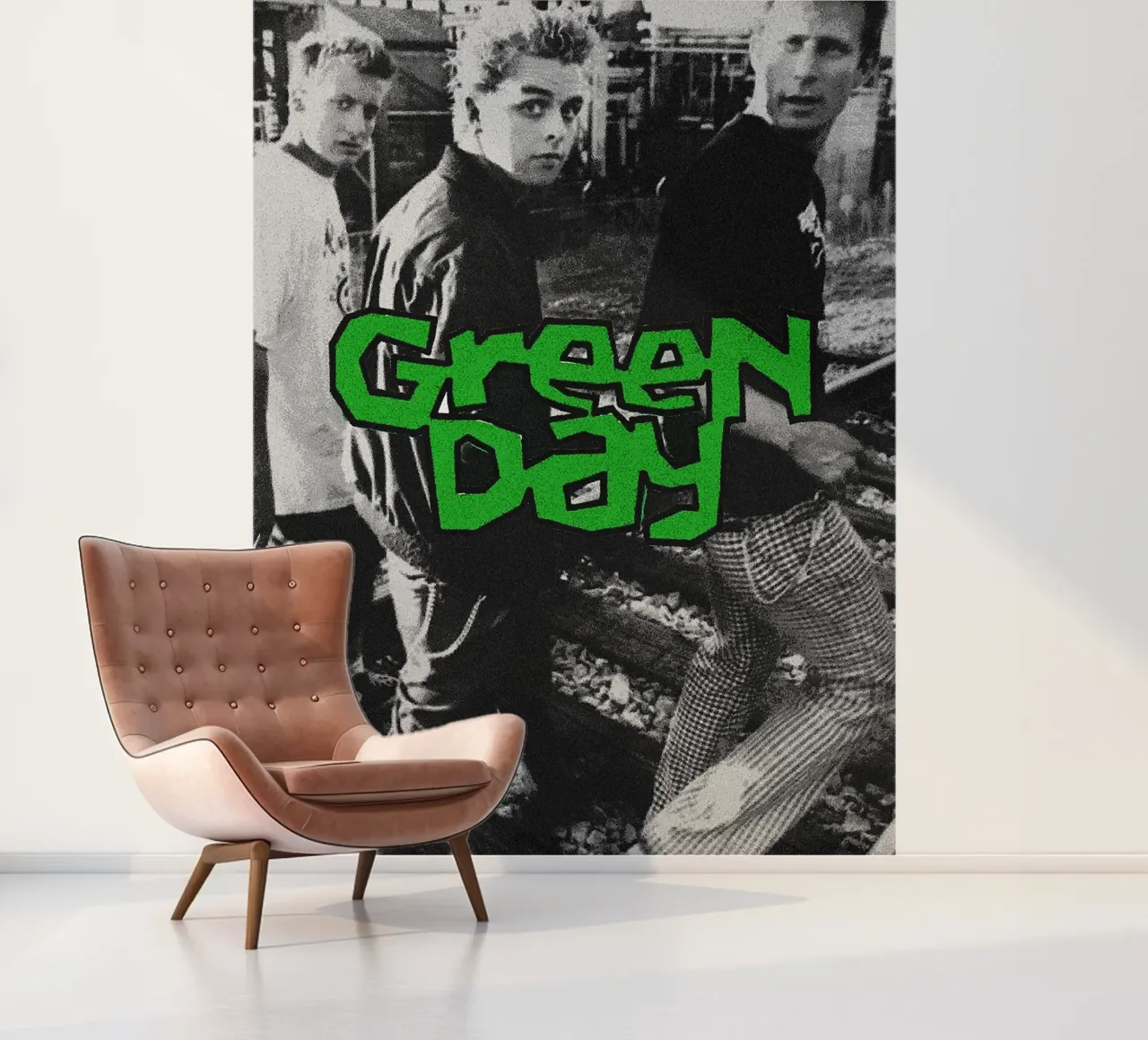 banda green day papel para pared de vanhesling