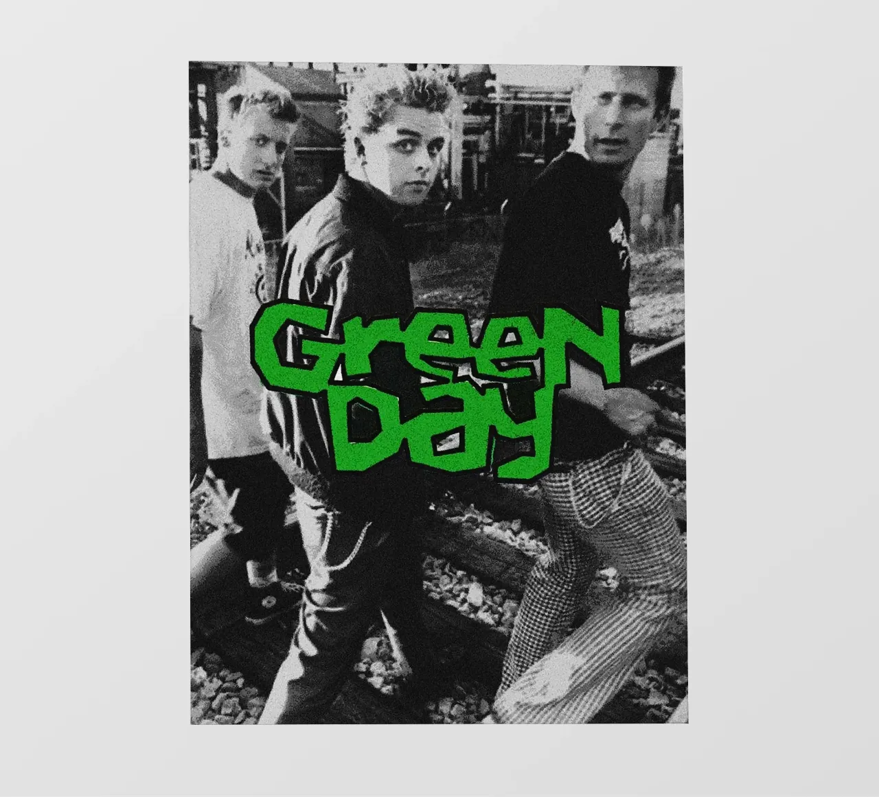banda green day papel para pared de vanhesling