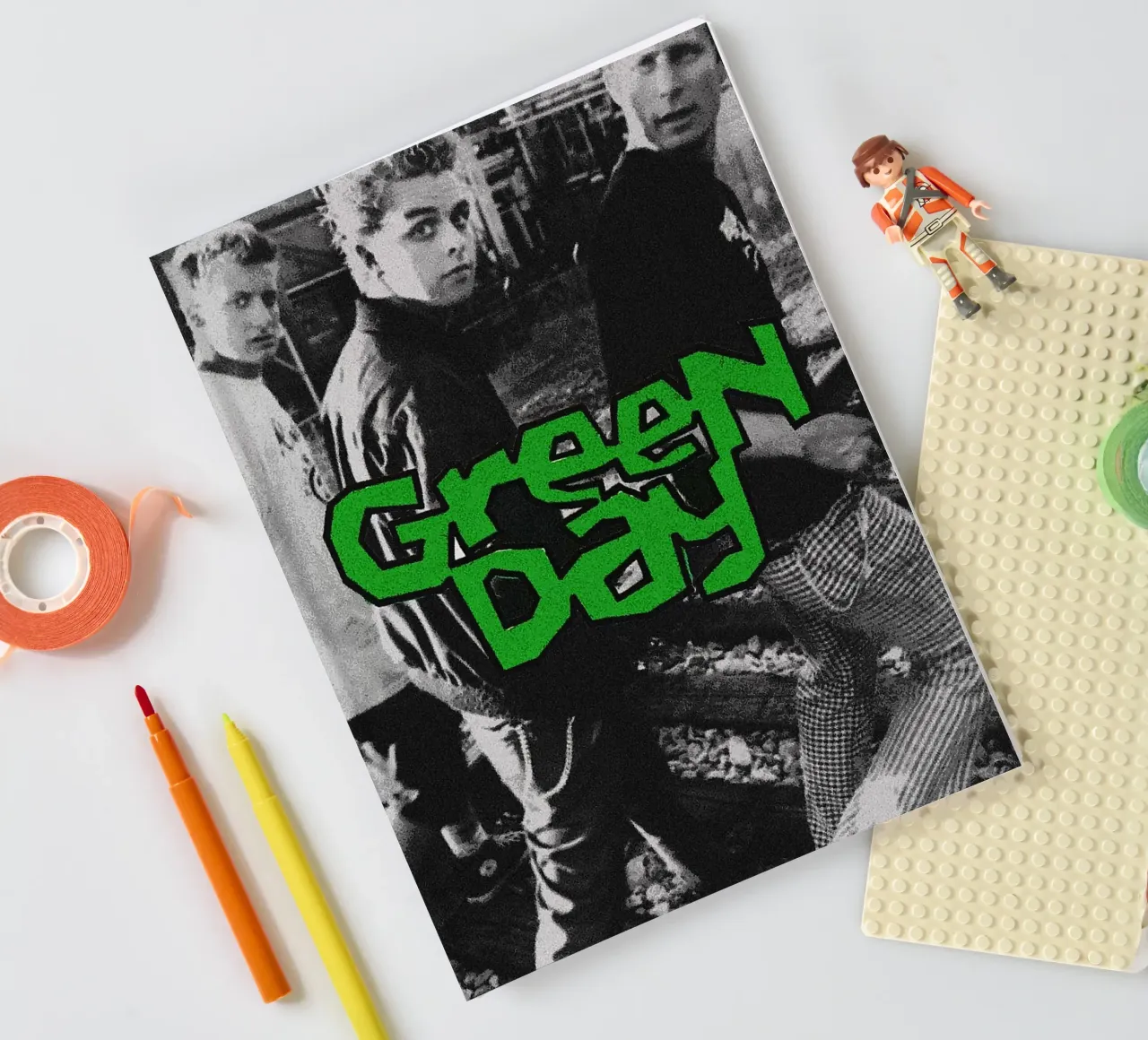 groupe green day carnet de notes de vanhesling