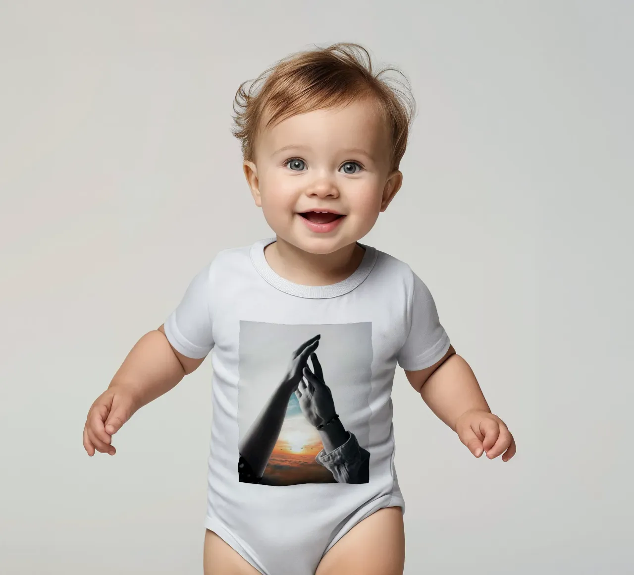 Anleihe Kurzarm Babybody von Green