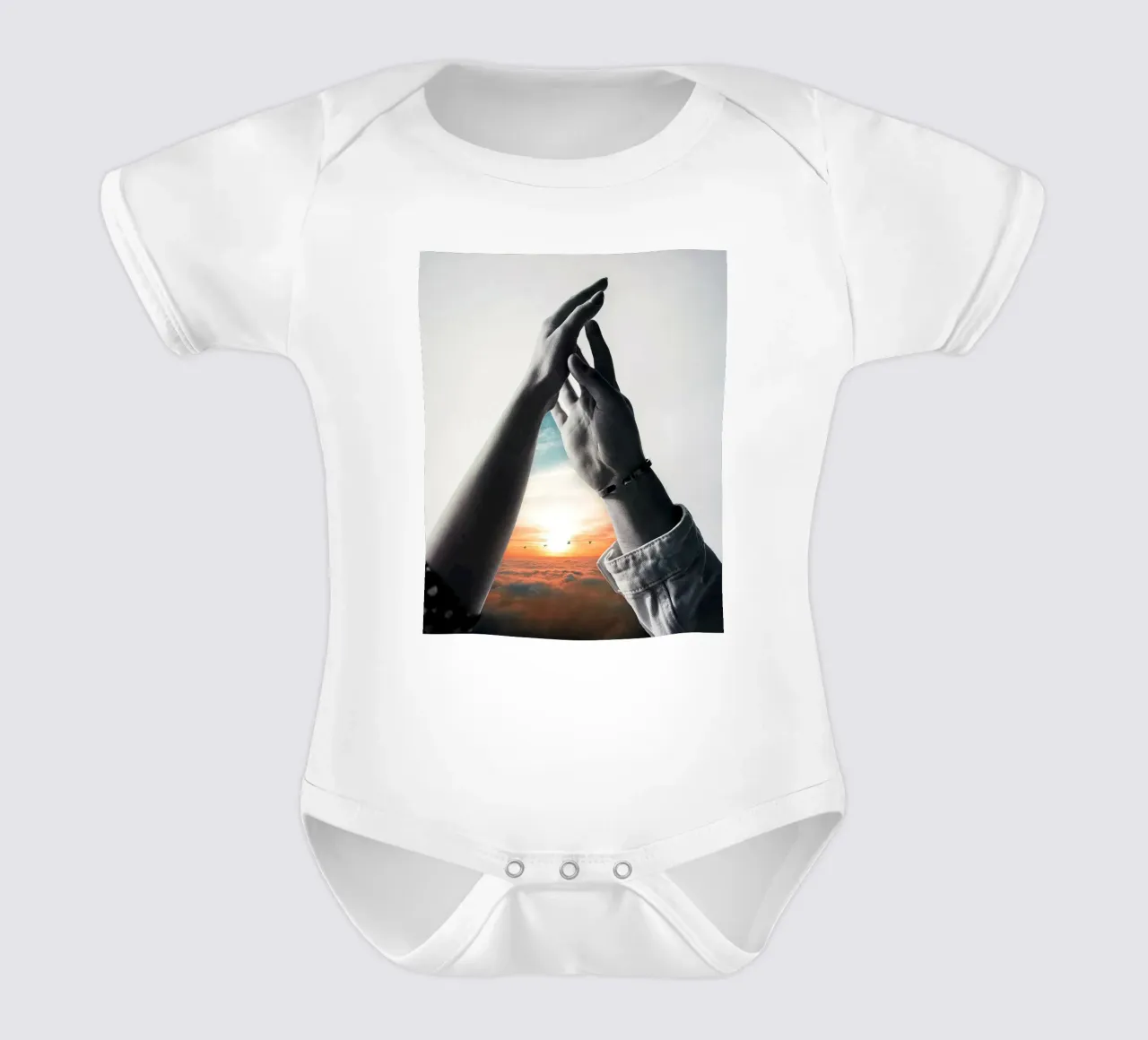 Anleihe Kurzarm Babybody von Green