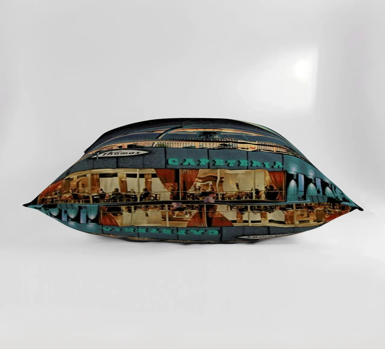 A Postcard From Year 2346 cuscino da Frank Moth