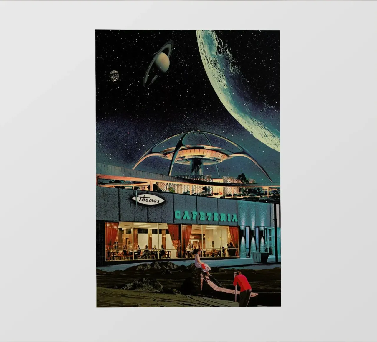 A Postcard From Year 2346 pellicola backlit da Frank Moth