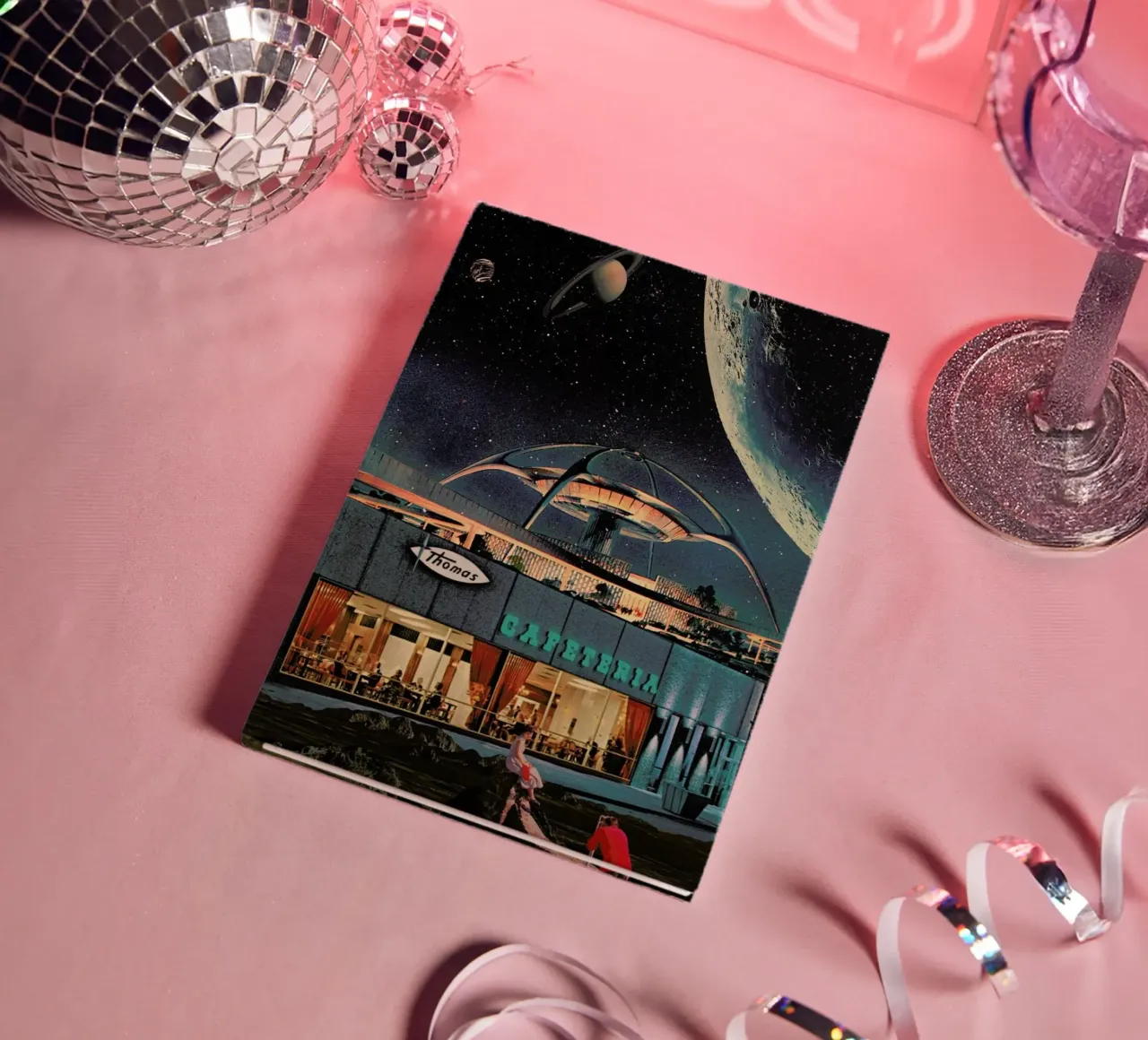 A Postcard From Year 2346 Notizbuch von Frank Moth