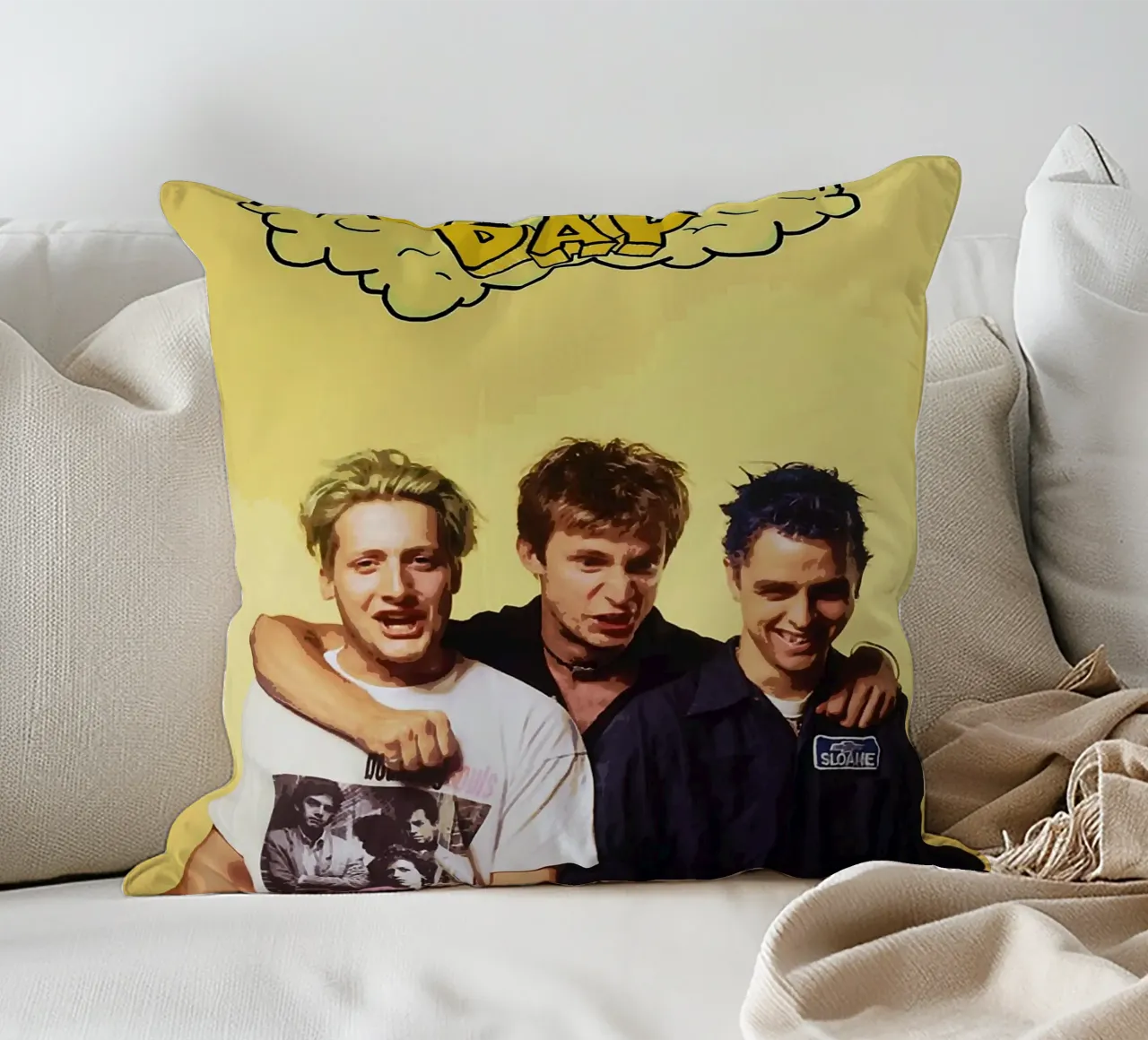 groupe green day coussin de vanhesling