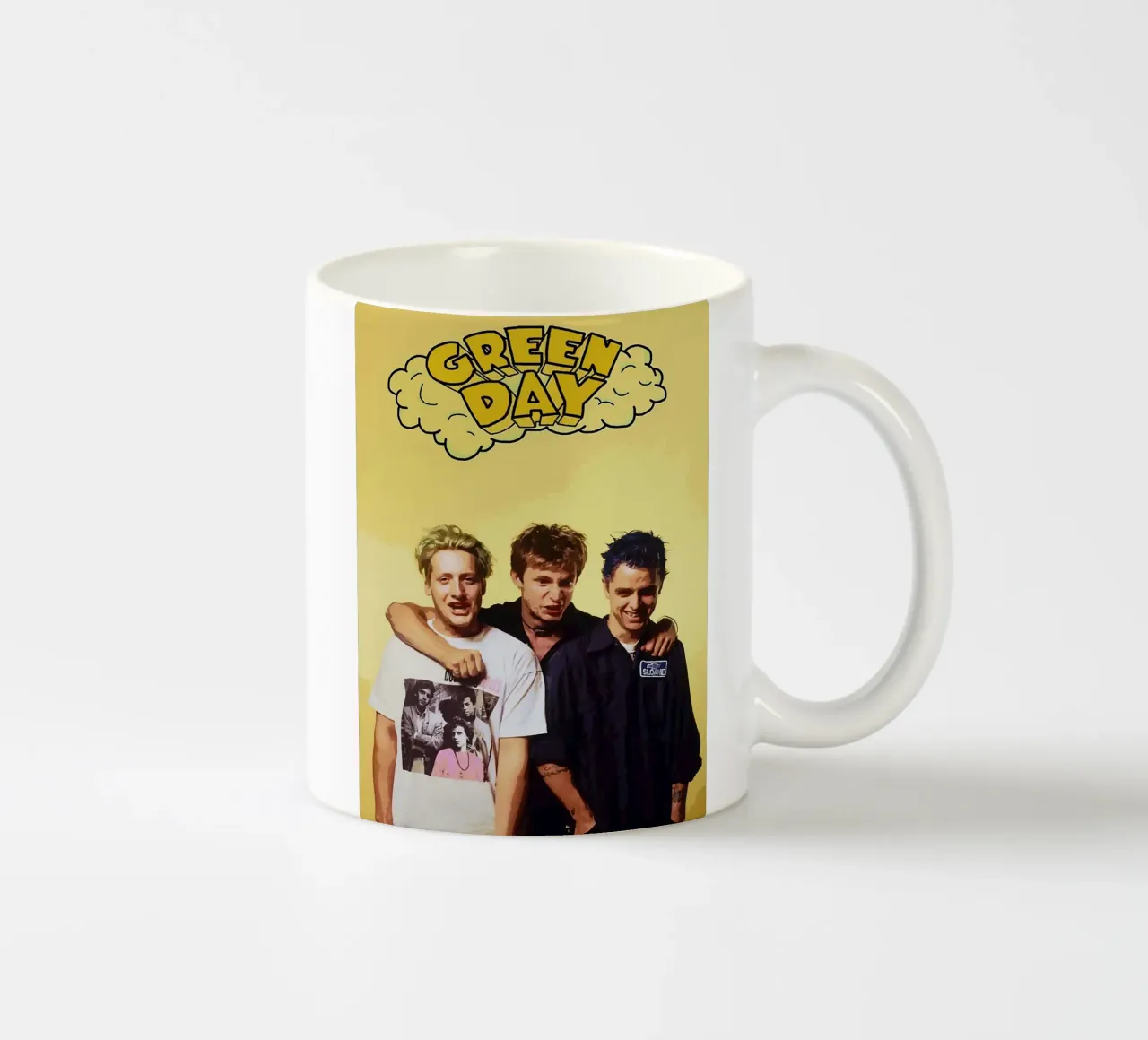 green day band ceramic mug by vanhesling