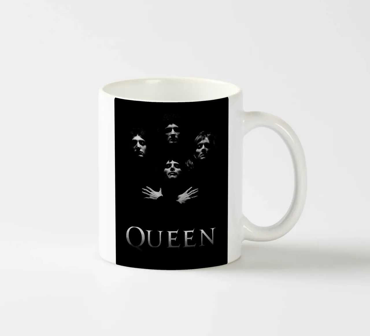 queen band ceramic mug by vanhesling