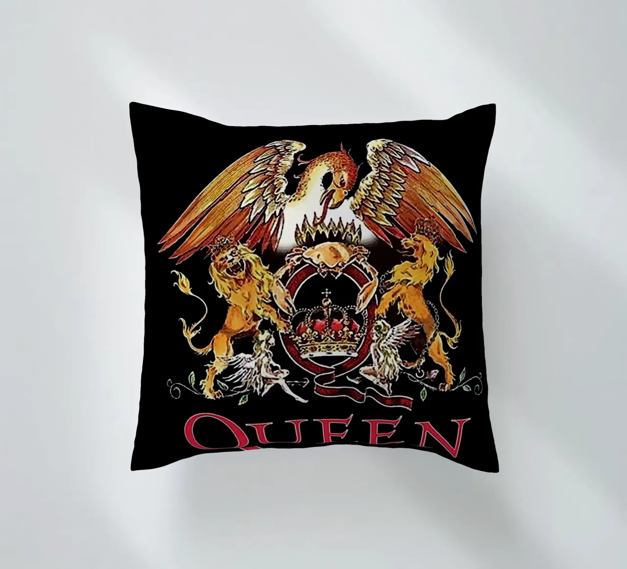 queen band decorative cushion by vanhesling