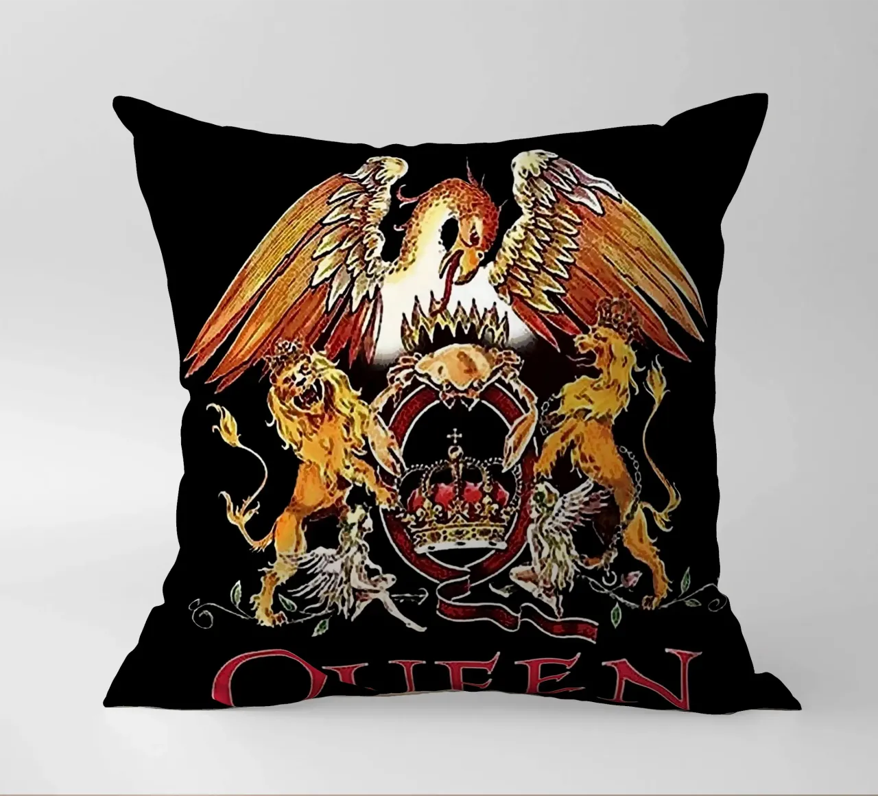 queen band decorative cushion by vanhesling