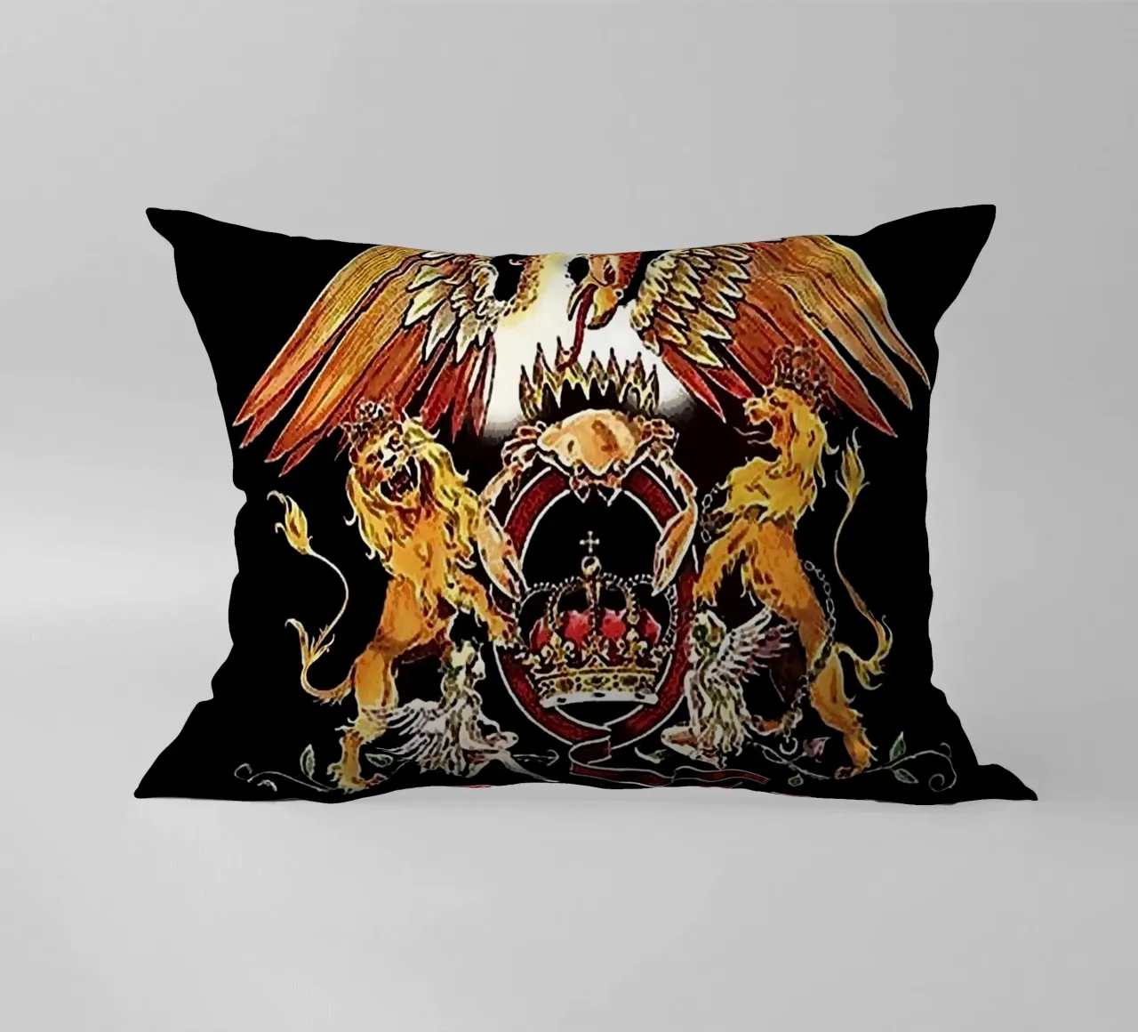 queen band decorative cushion by vanhesling