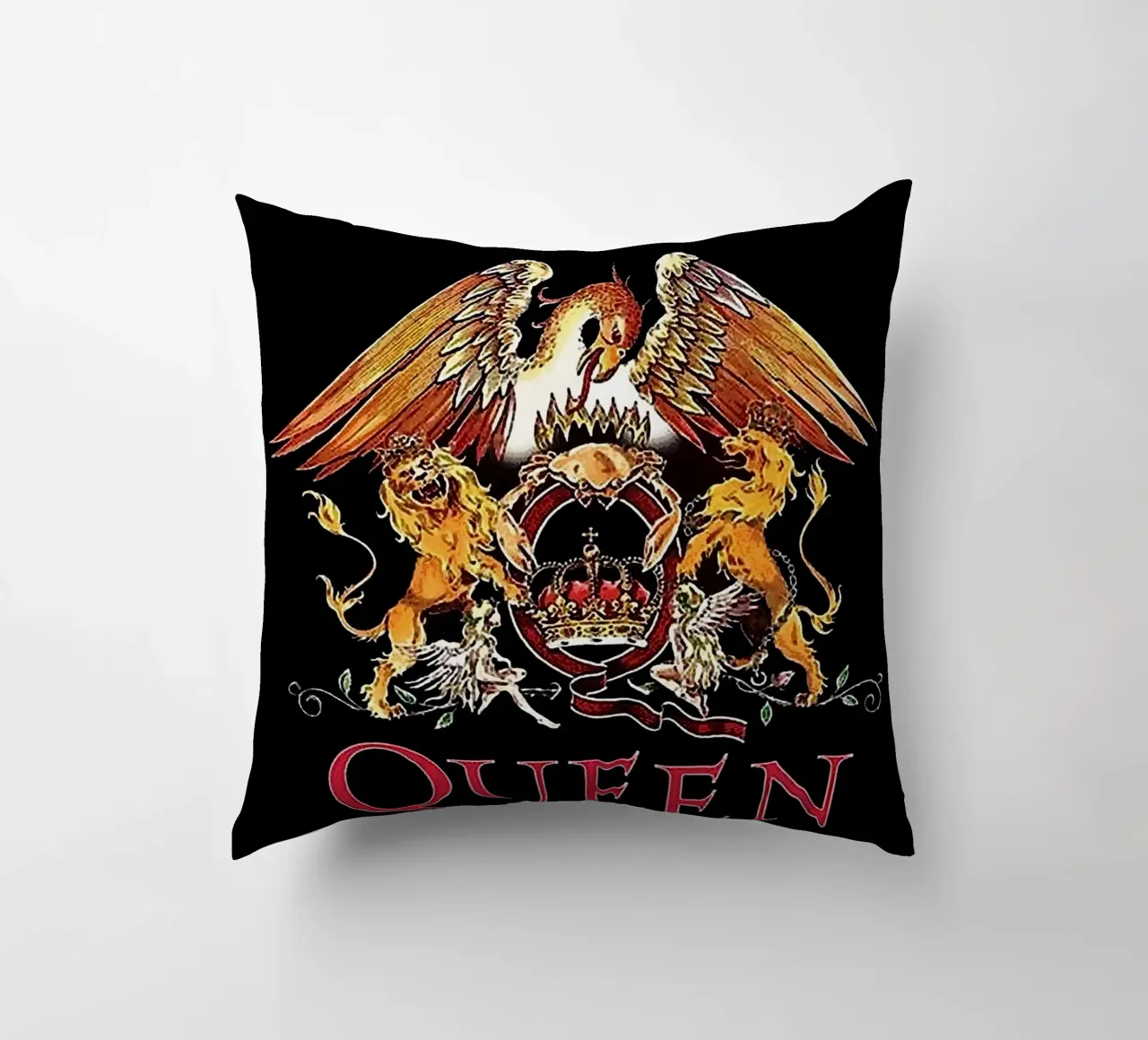 queen band decorative cushion by vanhesling