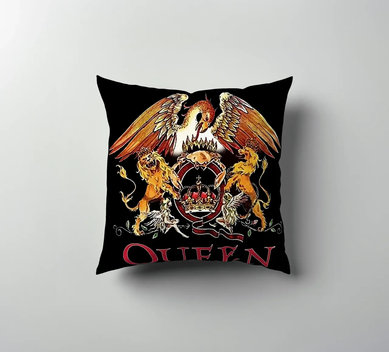 queen band decorative cushion by vanhesling