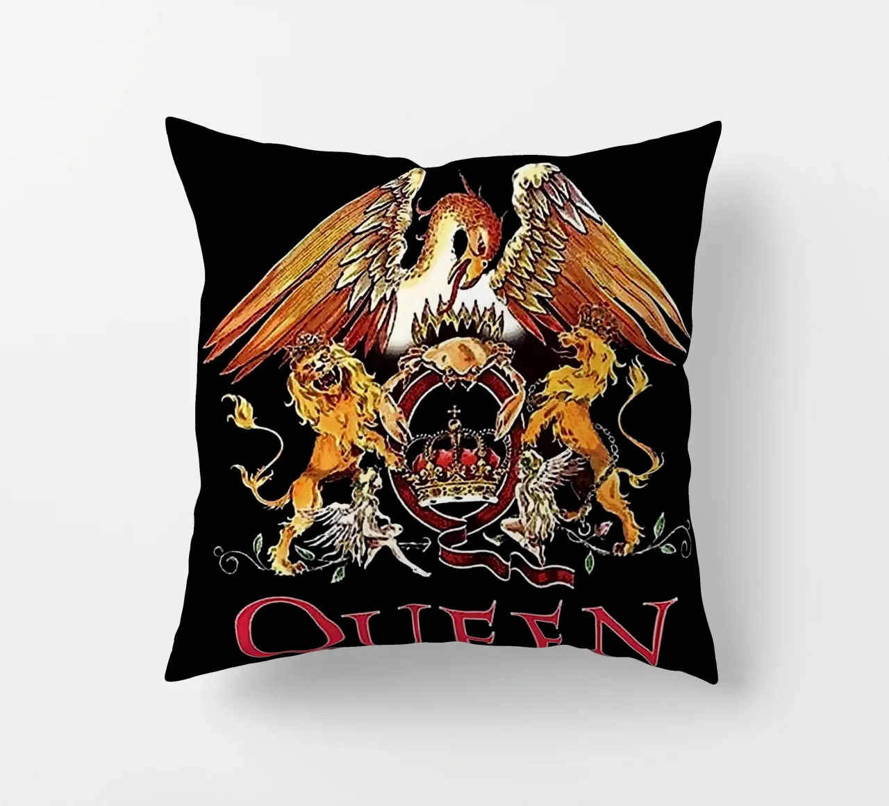 queen band decorative cushion by vanhesling