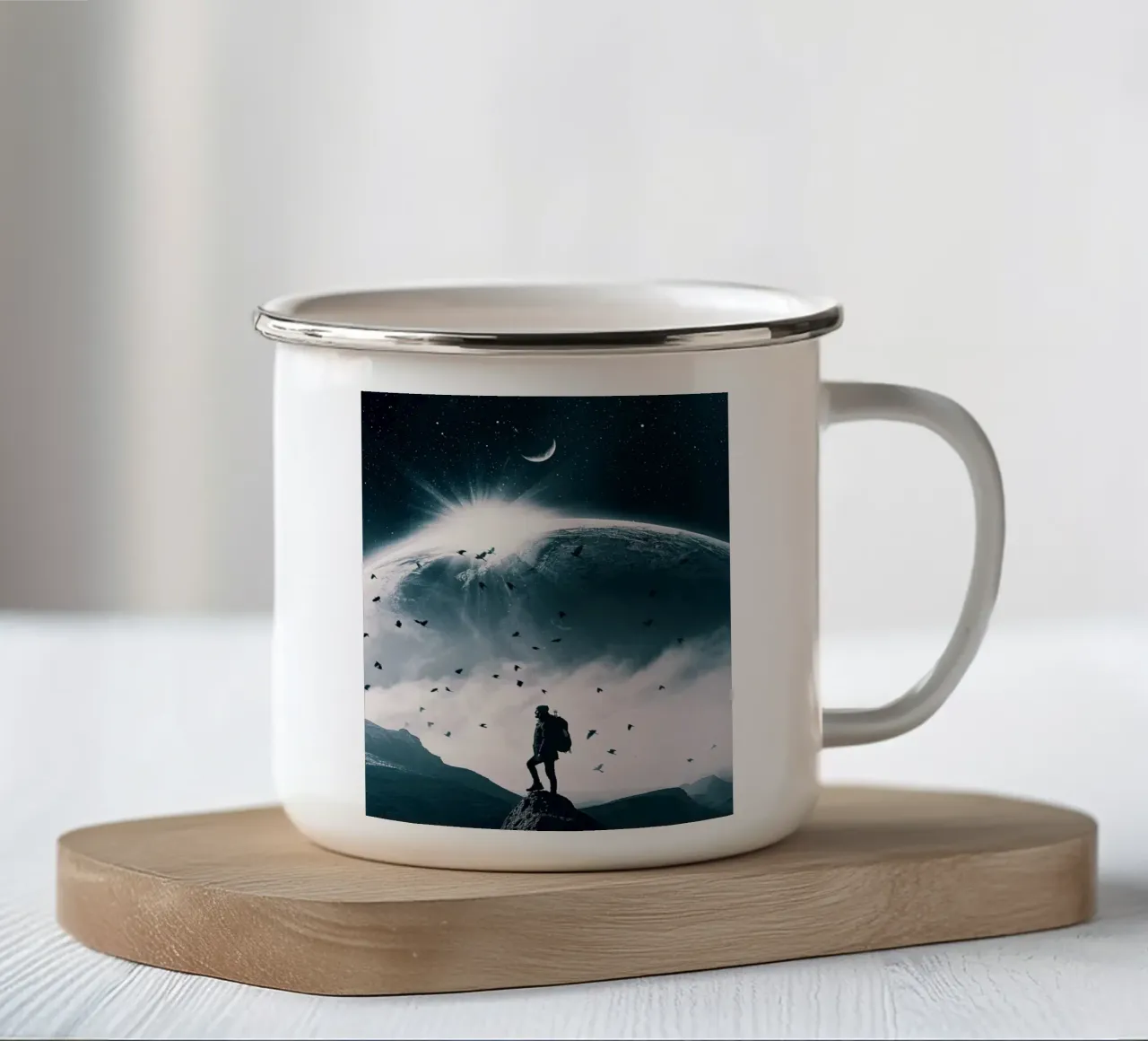 continuare tazza in smalto da Green