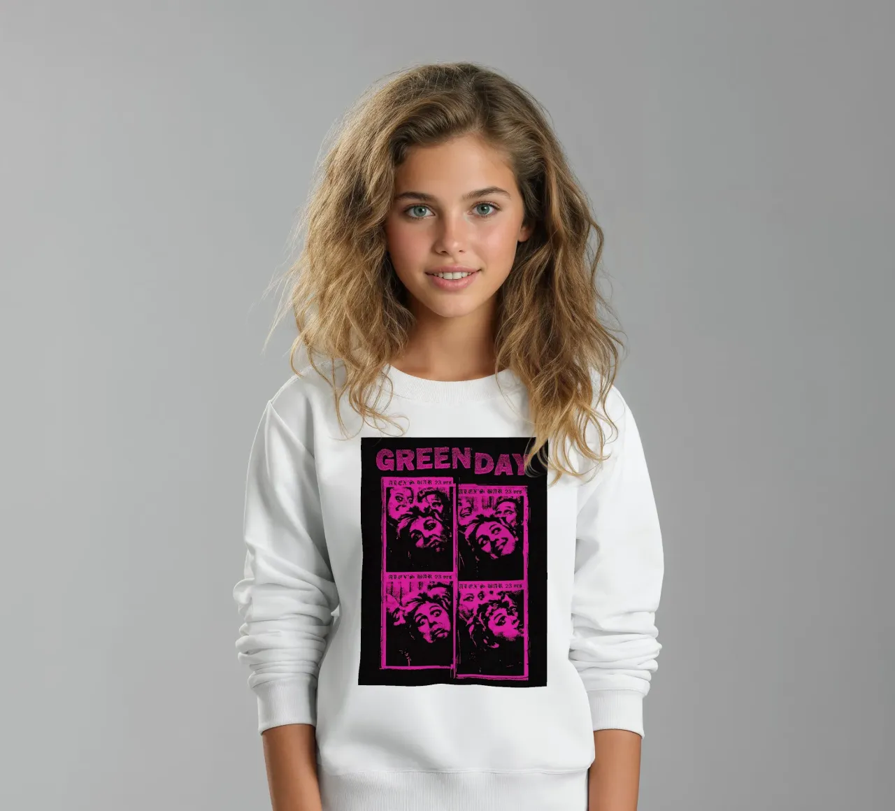 green day band kids sweatshirt by vanhesling
