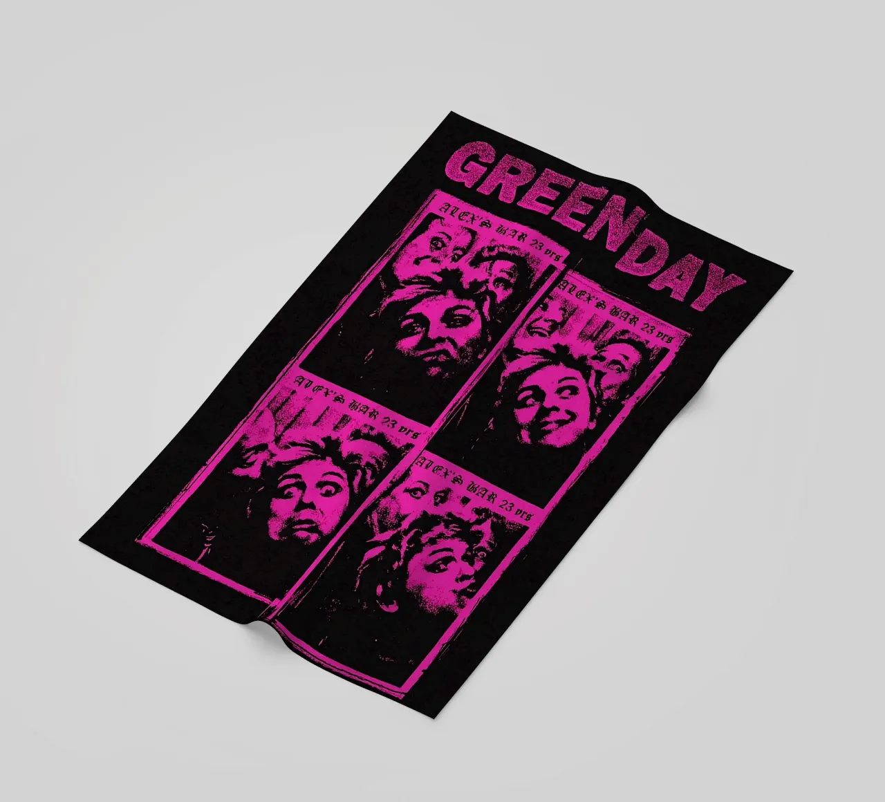 groupe green day serviette de plage de vanhesling