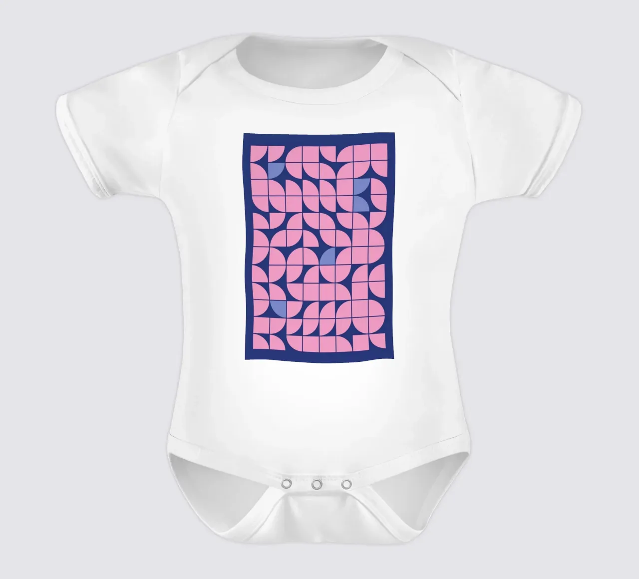 Geometric 9 body neonato maniche corte da Studio One