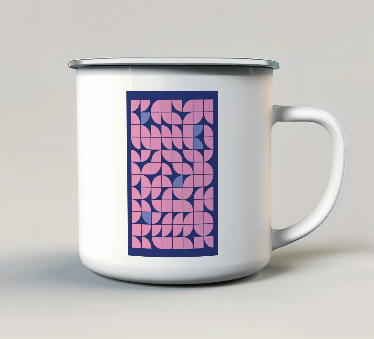 Geometric 9 tazza in smalto da Studio One