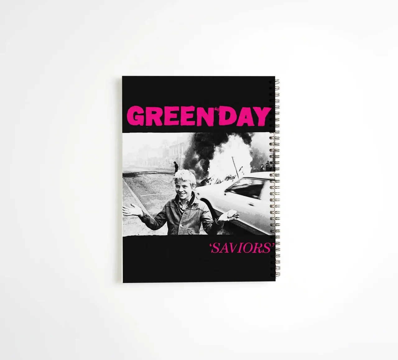 groupe green day carnet à spirale de vanhesling