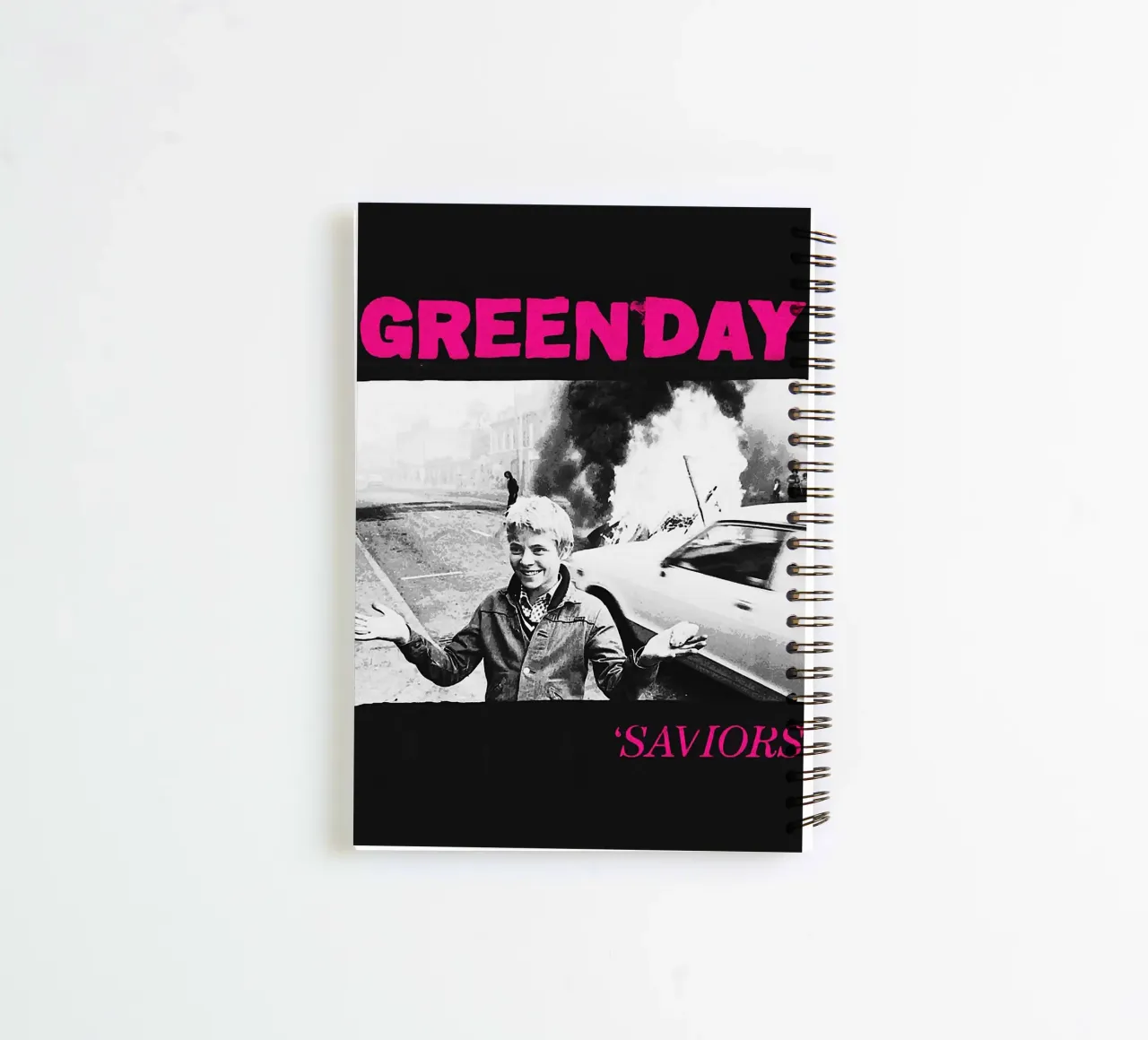 groupe green day carnet à spirale de vanhesling