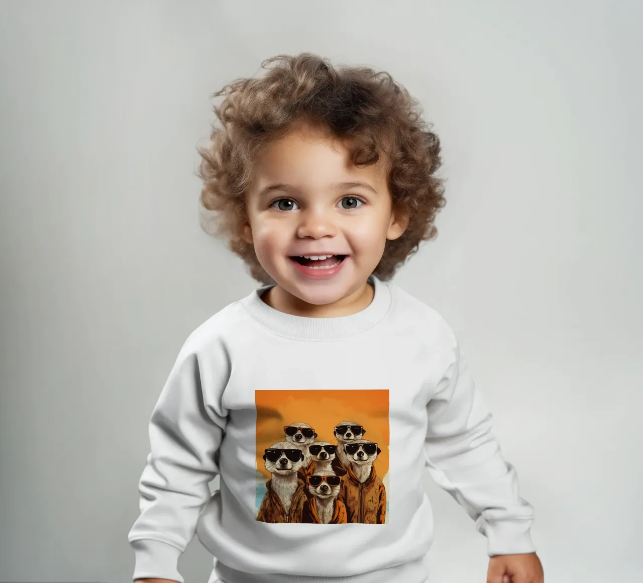 Retro Meerkat Gang felpa neonato da Funny Animals