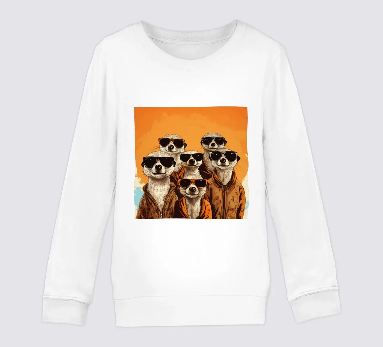 Retro Meerkat Gang felpa bambino da Funny Animals