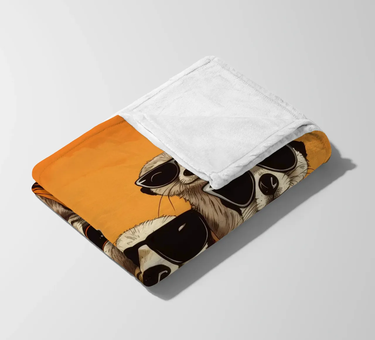 Retro Meerkat Gang coperta in pile da Funny Animals